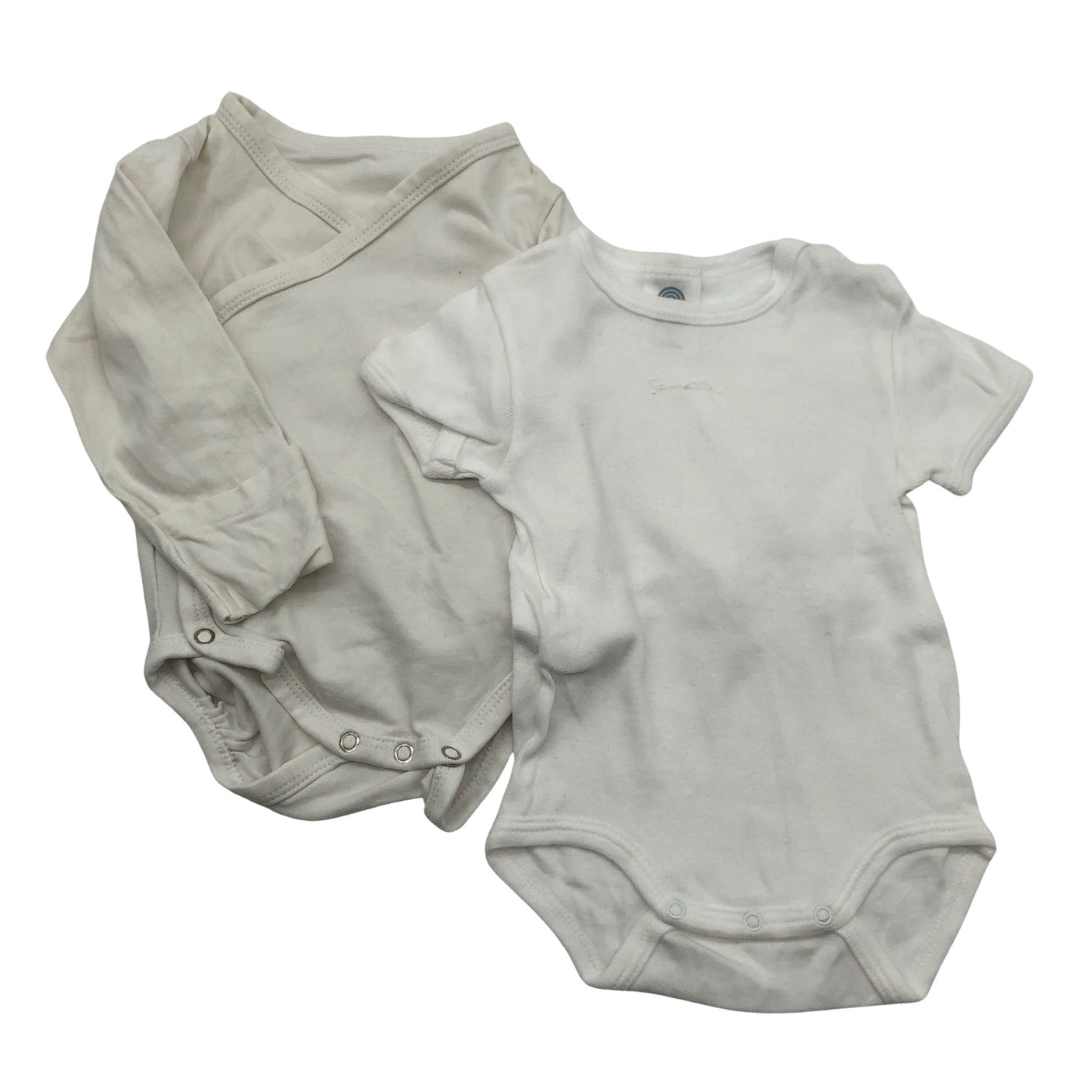 Unisex Sanetta - Body, size 56 - 62 - White (1)