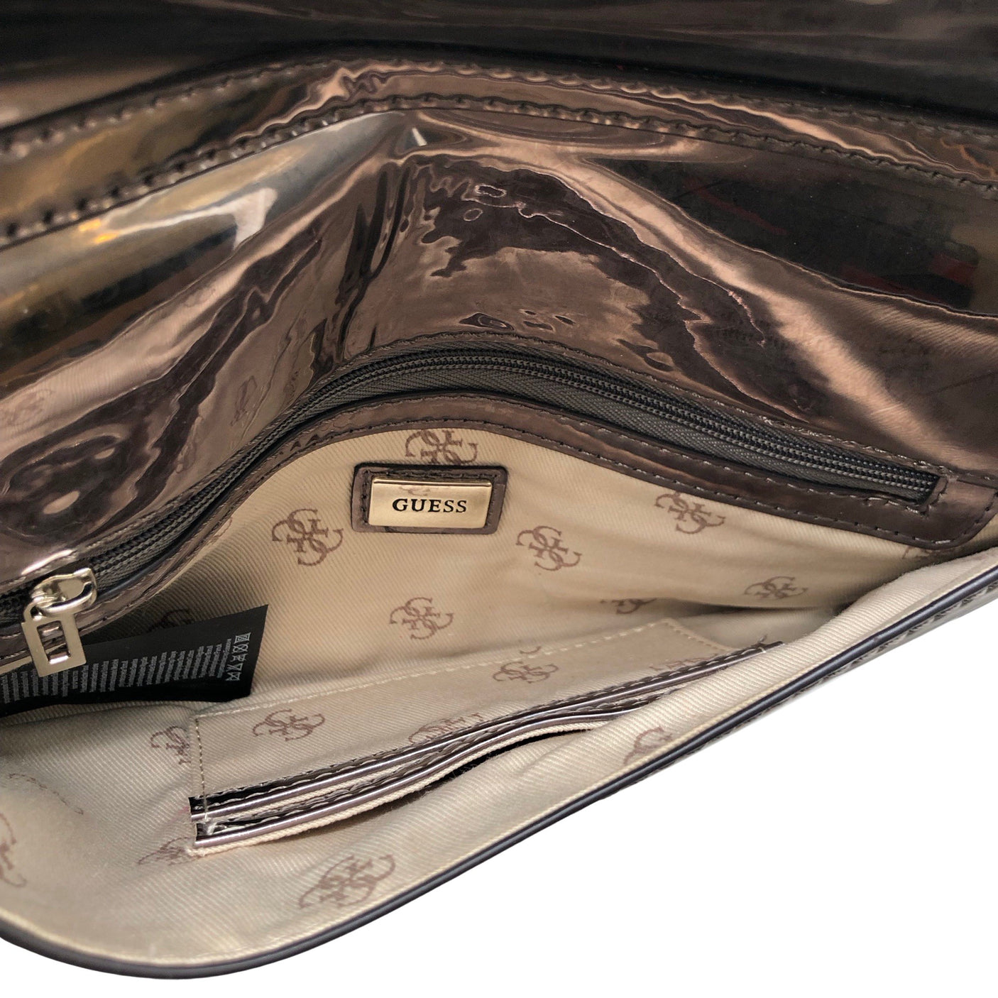 Unisex Guess - Evening bag, size Mini - Silver (3)