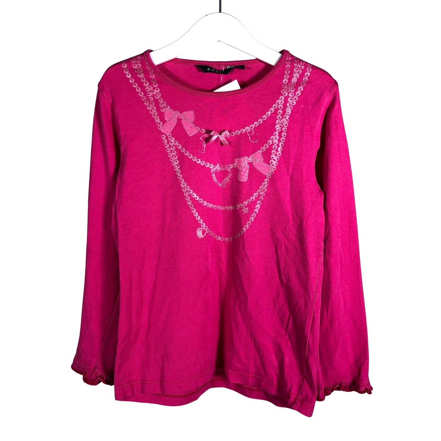 Unisex Bogi - Tricot shirt, size 122 - 128 - Pink (1)