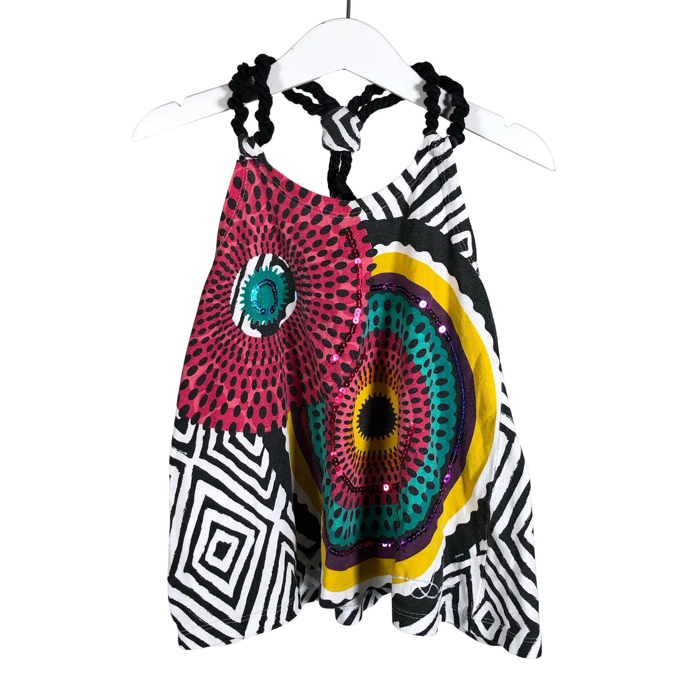 Unisex Desigual - Tricot tank top, size 122 - 128 - Black (1)