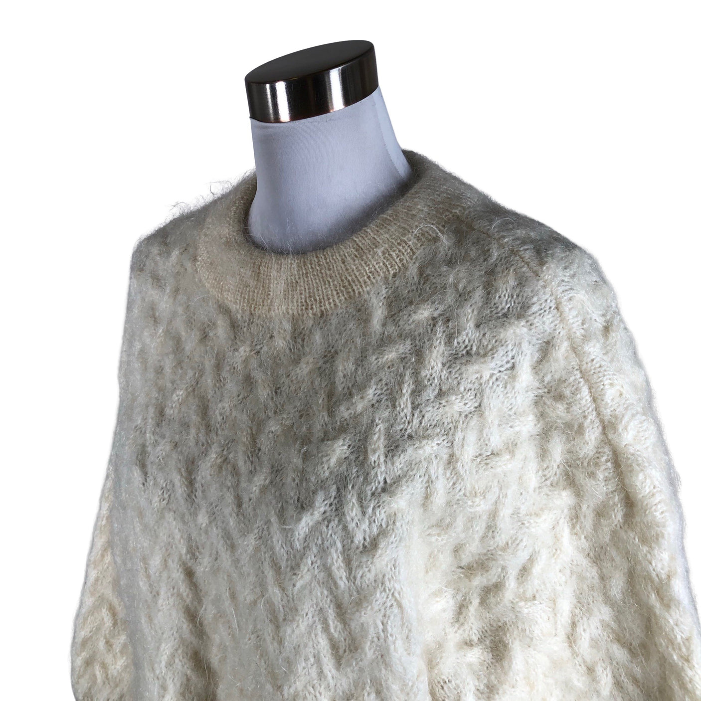 Unisex Handmade - Sweater, size 40 - Natural white (3)
