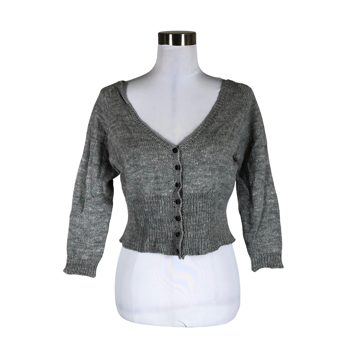 Unisex Handmade - Cardigan, size 36 - Gray (1)
