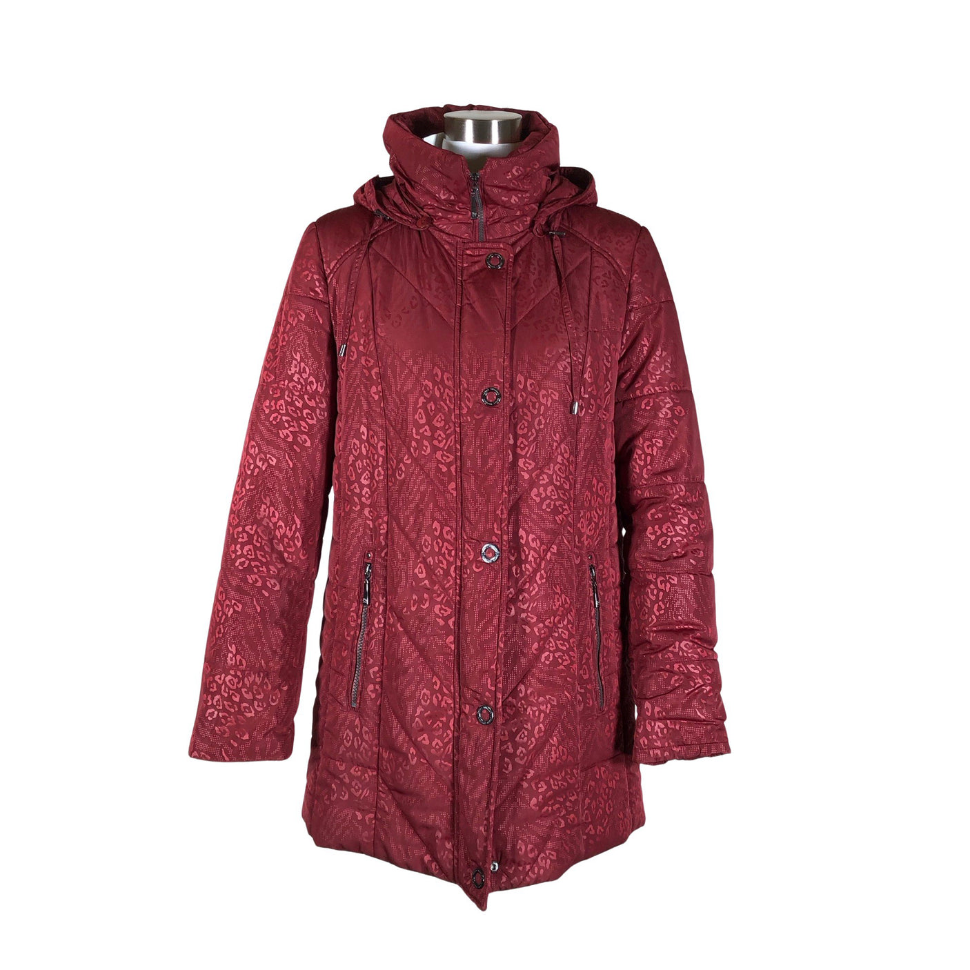 Unisex Barbara Lebek - Winter jacket, size 40 - Wine red (1)