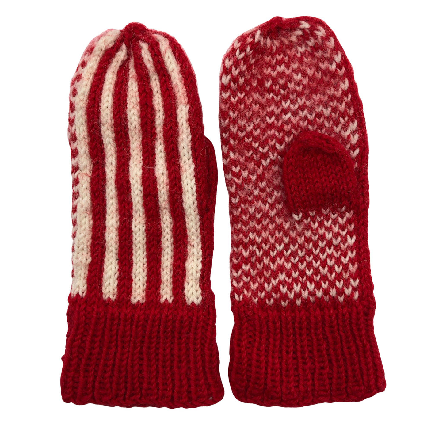Unisex Handmade - Mittens, size 4 - 5 vuotta - Red (1)