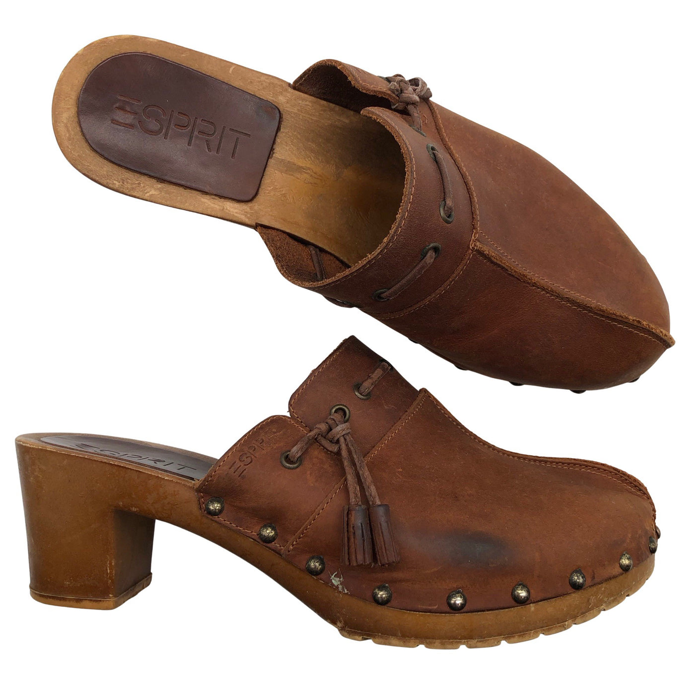 Unisex Esprit - Slip-on shoes, size 40 - Brown (1)