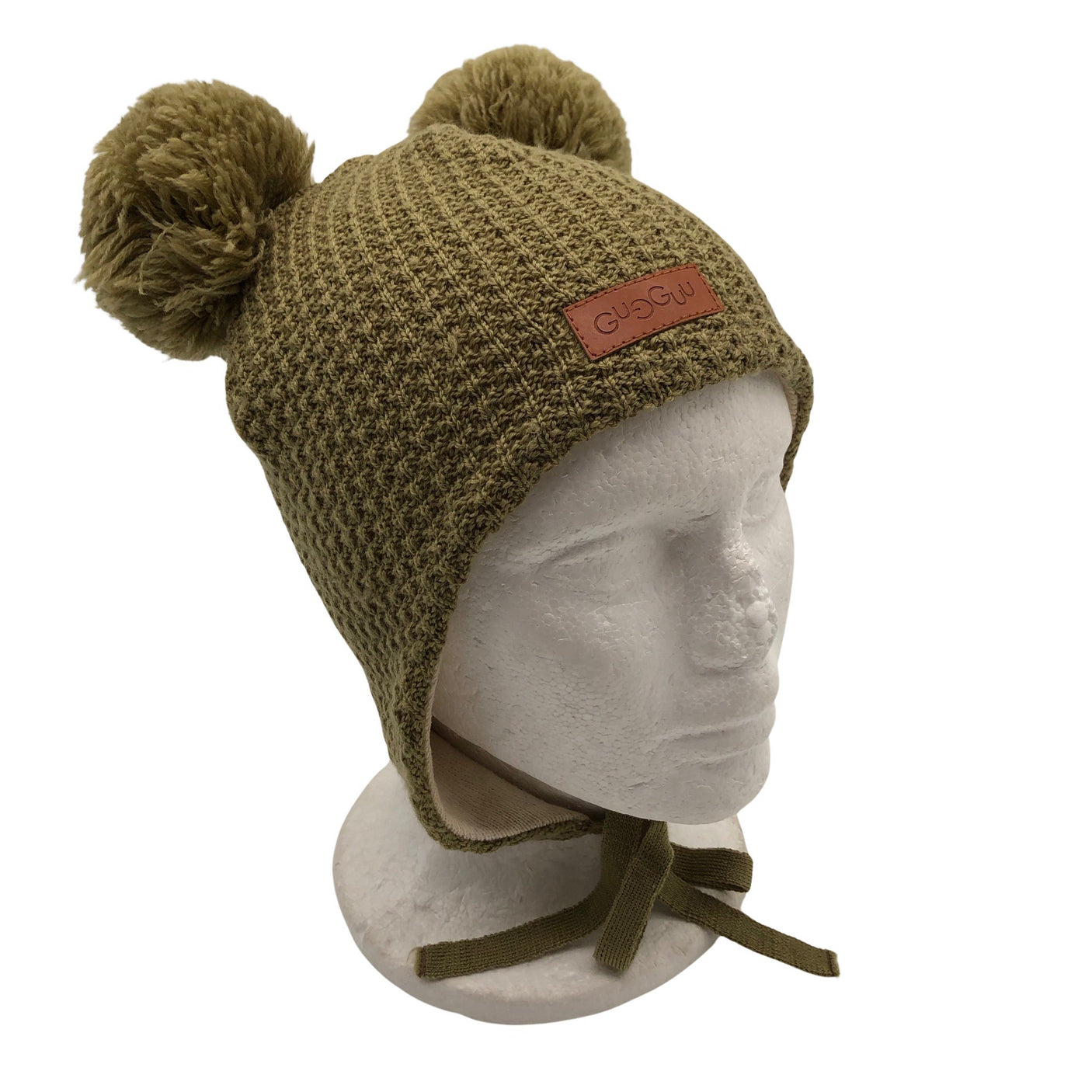 Unisex Gugguu - Winter beanie, size 56 - 58 cm - Green (1)