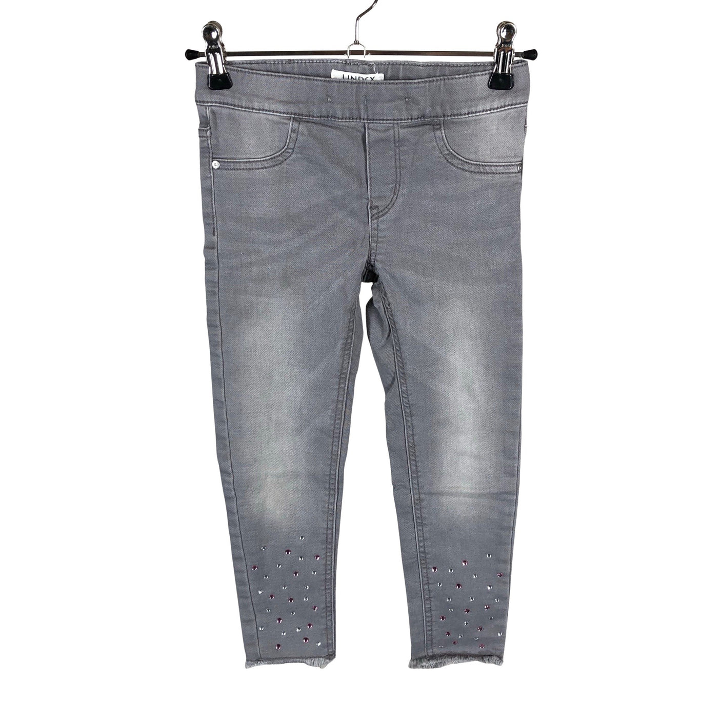 Unisex Lindex - Jeggings, size 110 - 116 - Gray (1)