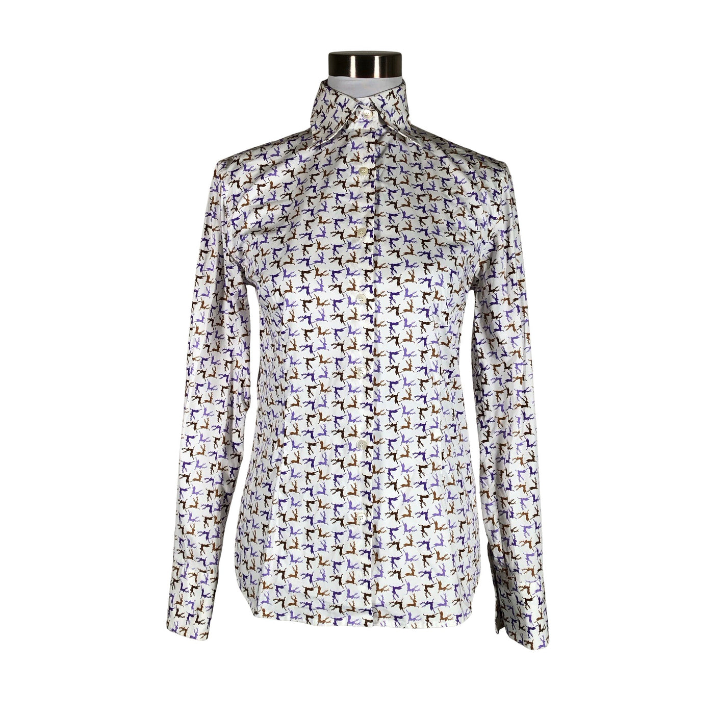Unisex Habsburg - Collared shirt, size 36 - White (1)