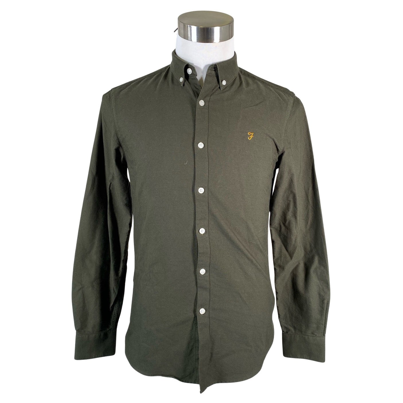 Unisex Farah - Collared shirt, size S - Green (1)