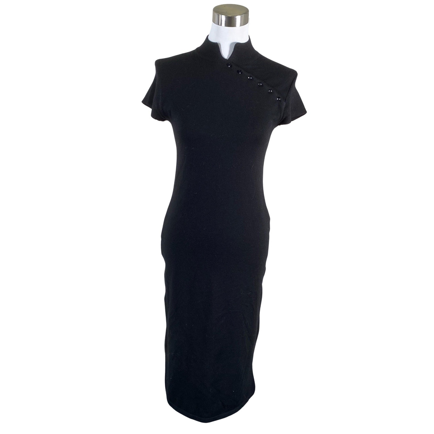 Unisex Benetton - Knit dress, size 38 - Black (1)