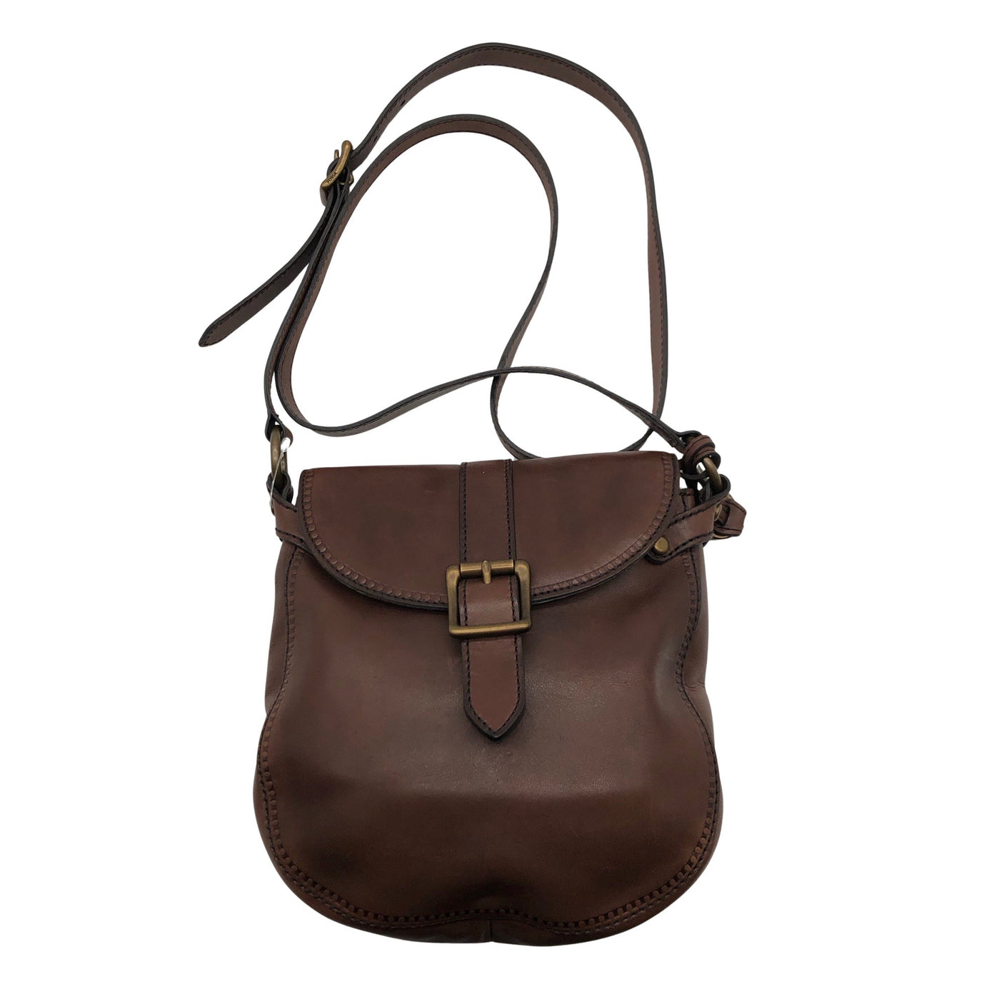 Unisex Fossil - Shoulder bag, size Midi - Brown (1)