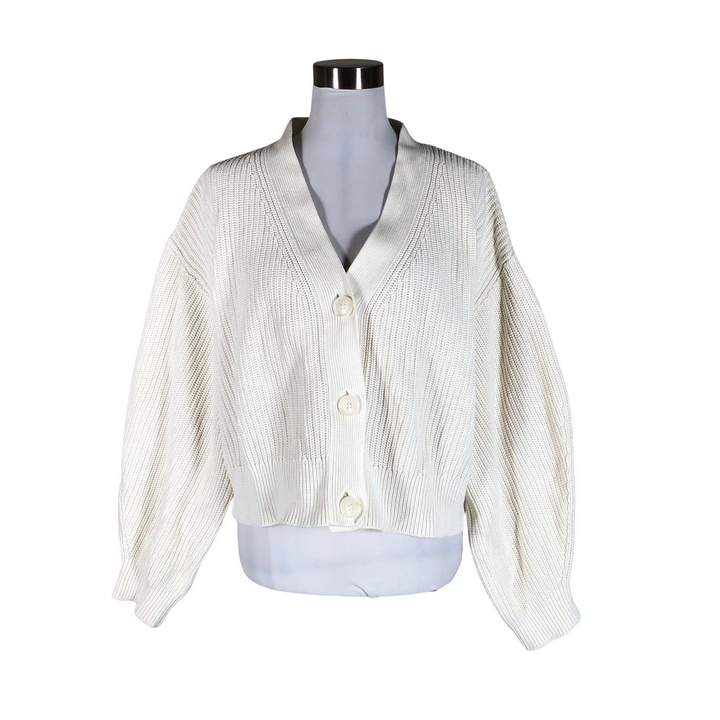 Unisex &Other Stories - Cardigan, size 40 - Natural white (1)