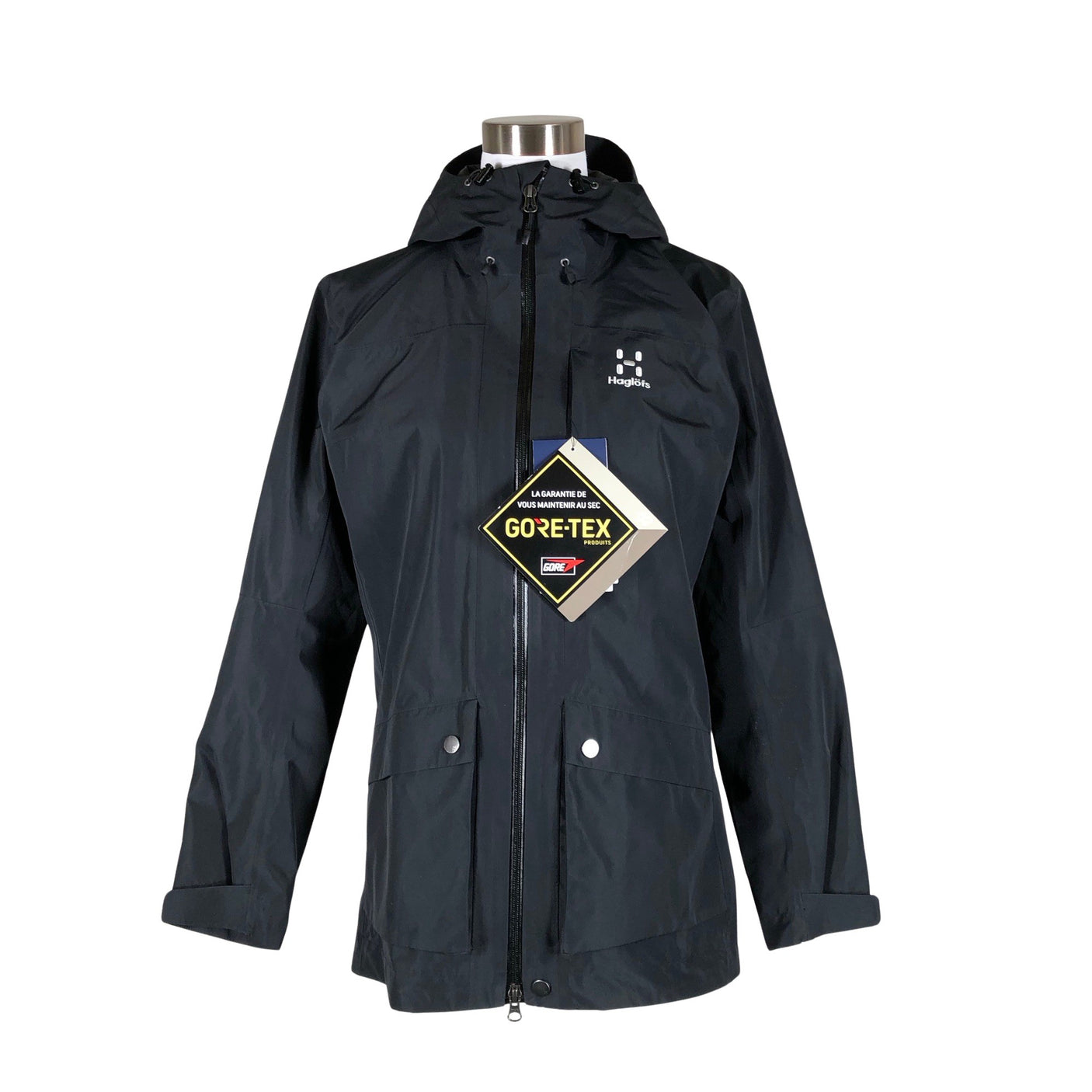 Unisex Haglöfs - Outdoor jacket, size 36 - Black (1)