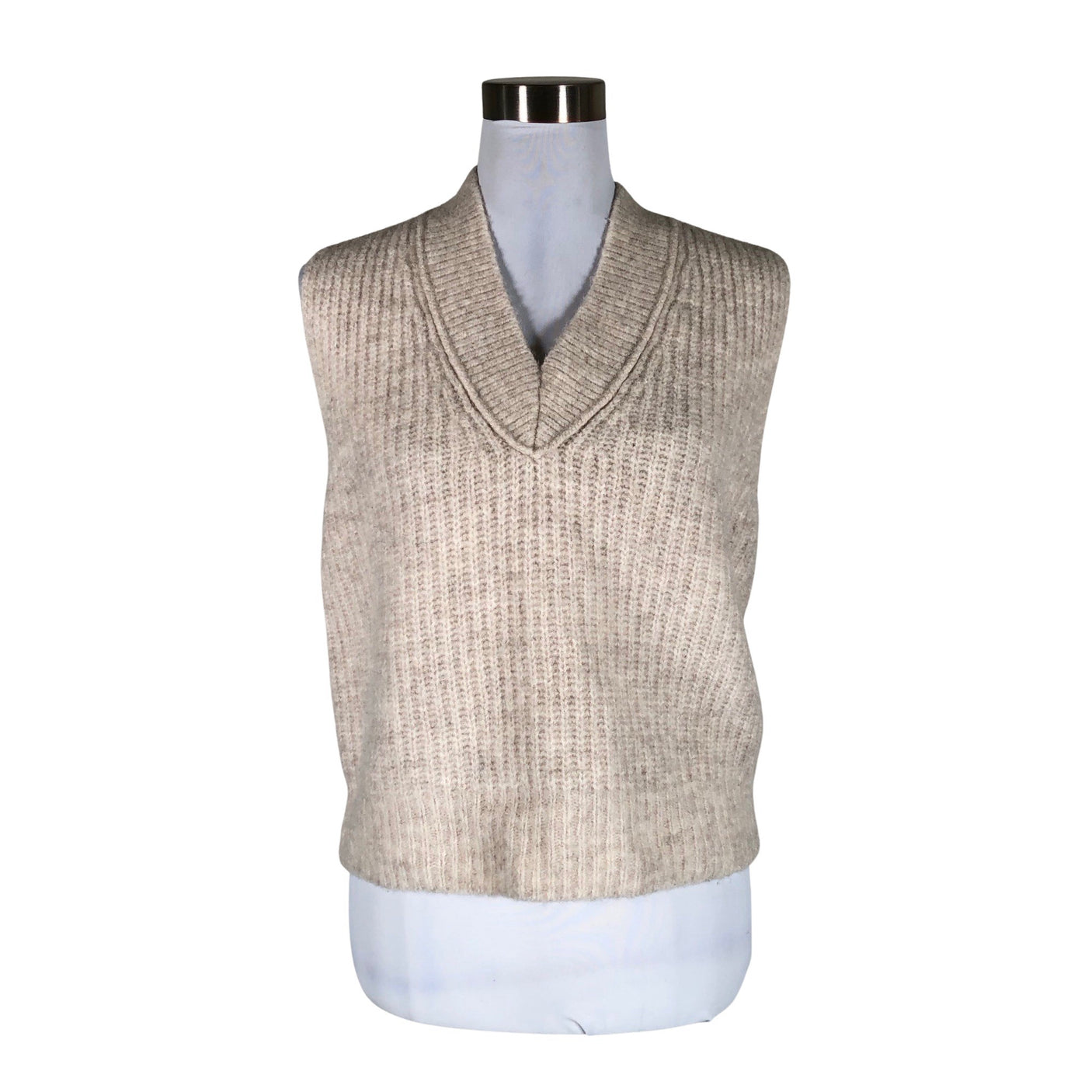 Unisex Marc O'Polo - Knit vest, size 36 - Natural white (1)