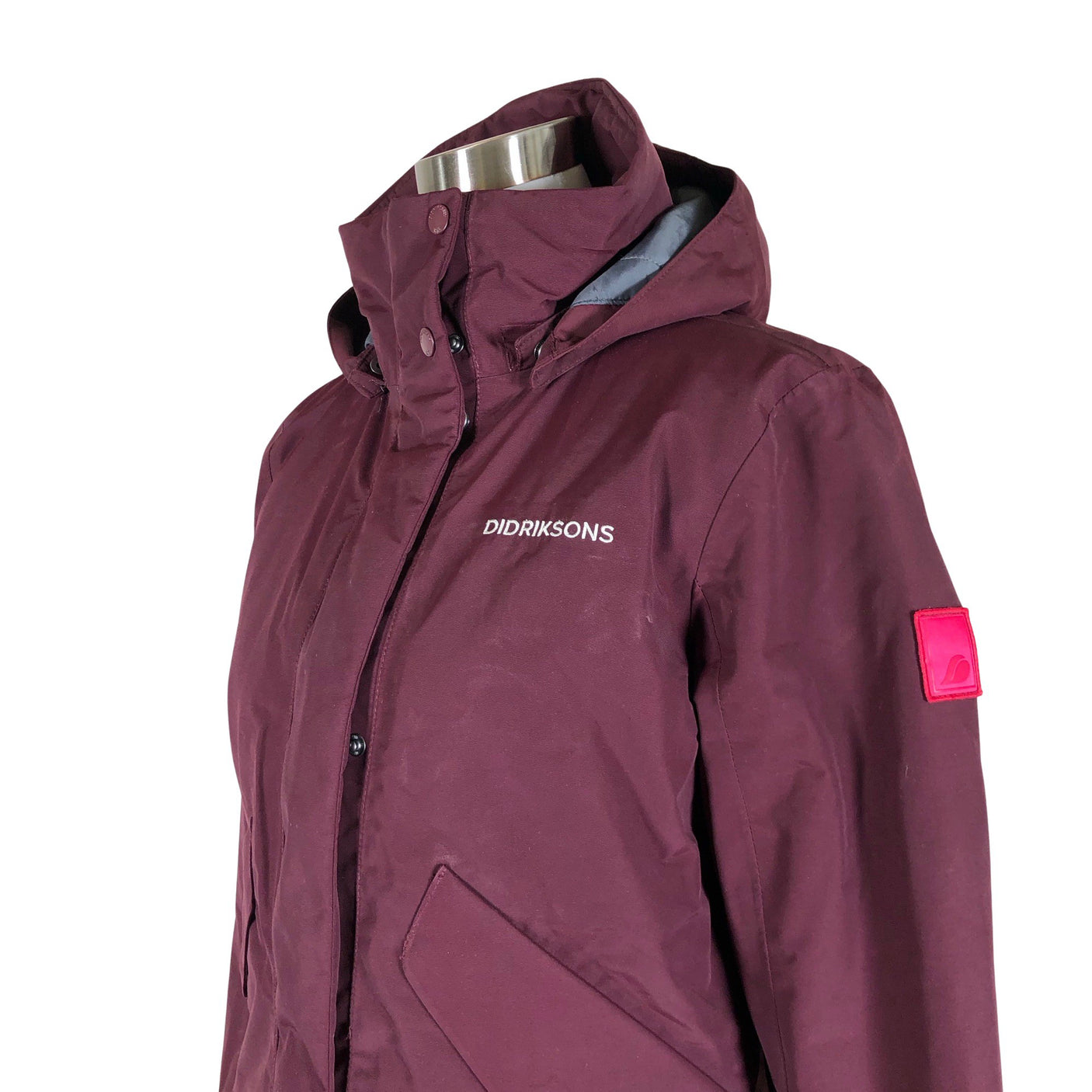 Unisex Didriksons - Winter jacket, size 36 - Wine red (3)