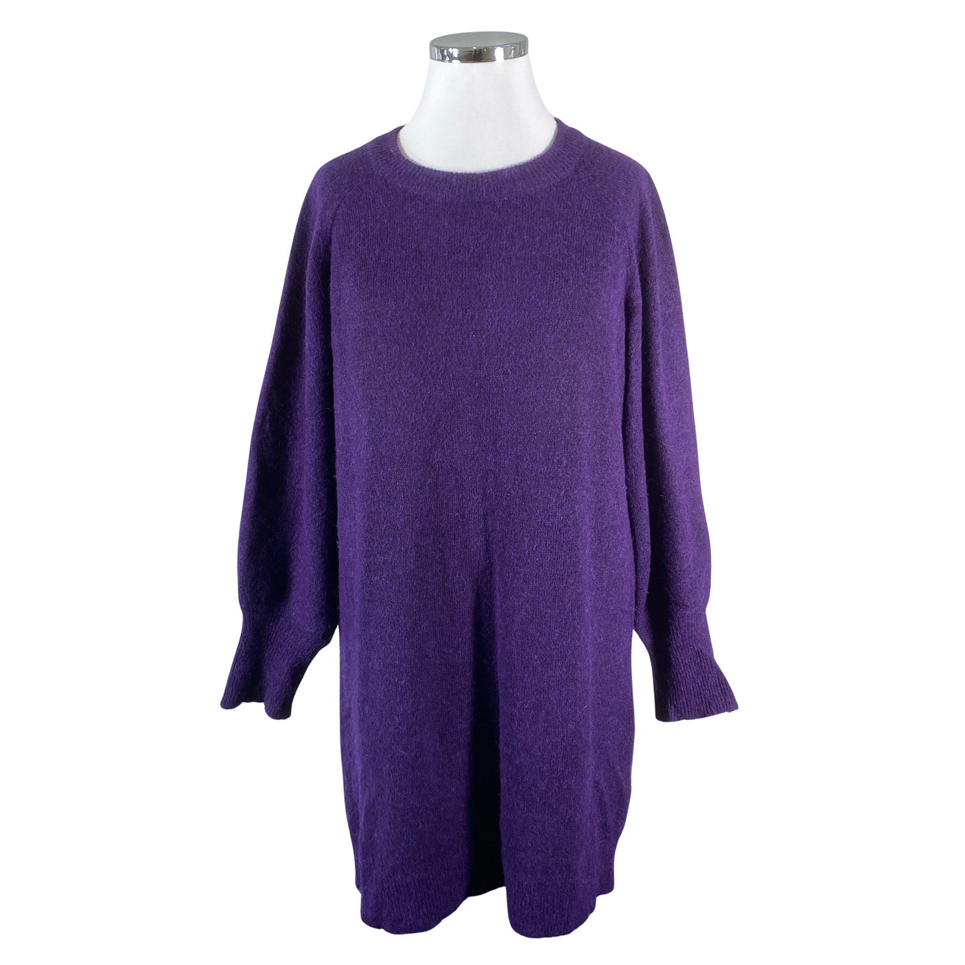 Unisex Selected - Knit dress, size 42 - Violet (1)