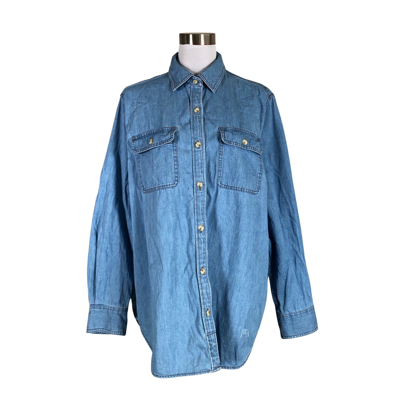 Unisex Uniqlo - Denim shirt, size 40 - Blue (1)