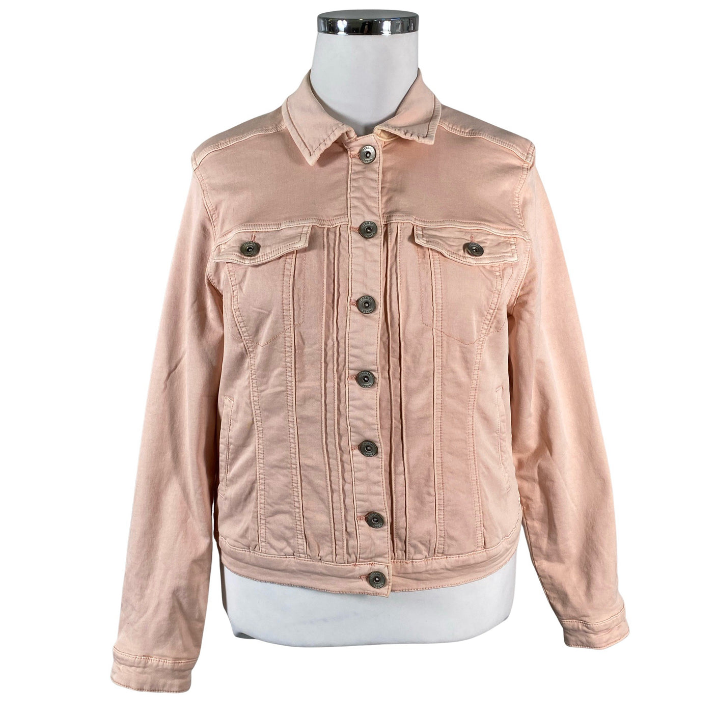 Unisex Cream - Denim jacket, size 42 - Light pink (1)