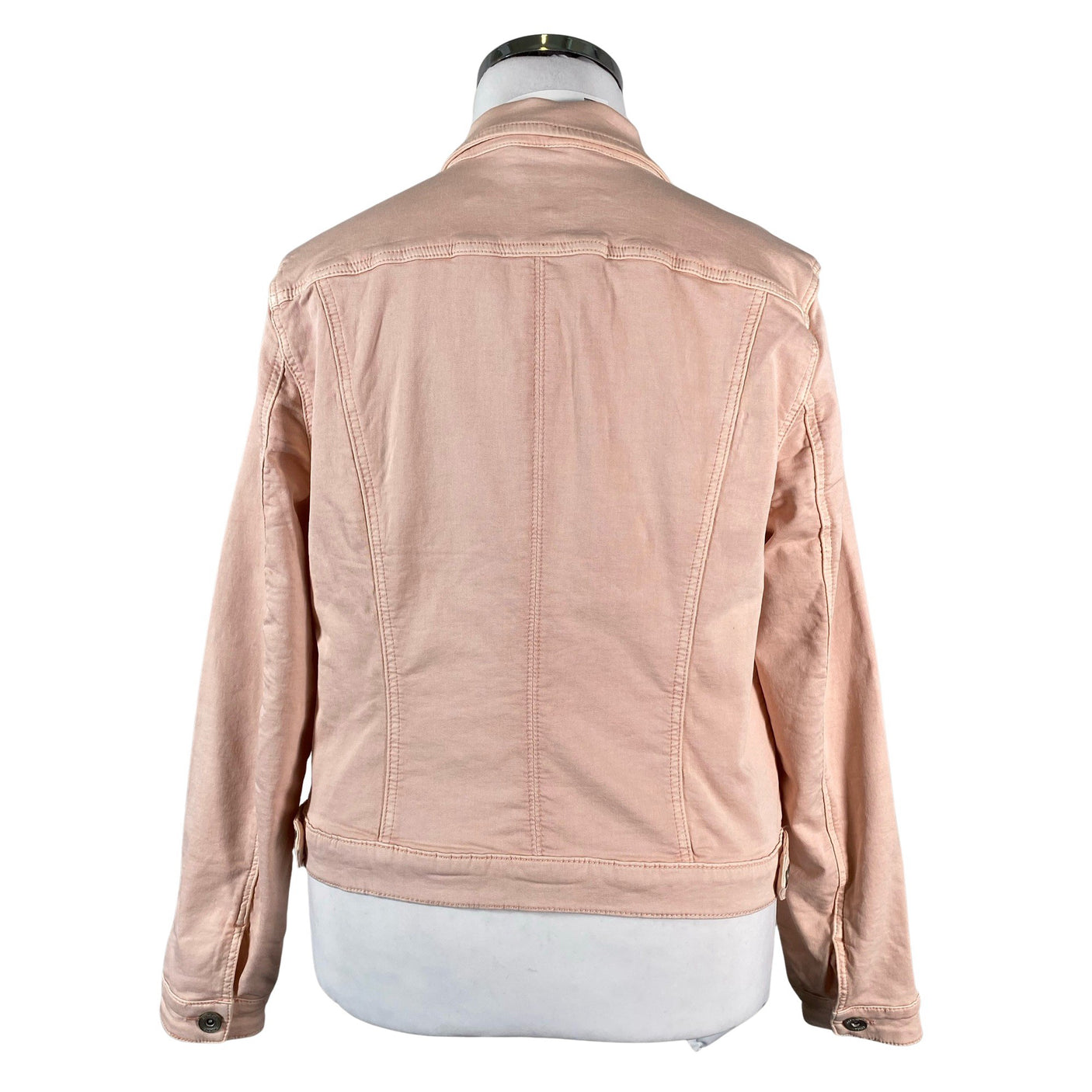 Unisex Cream - Denim jacket, size 42 - Light pink (2)