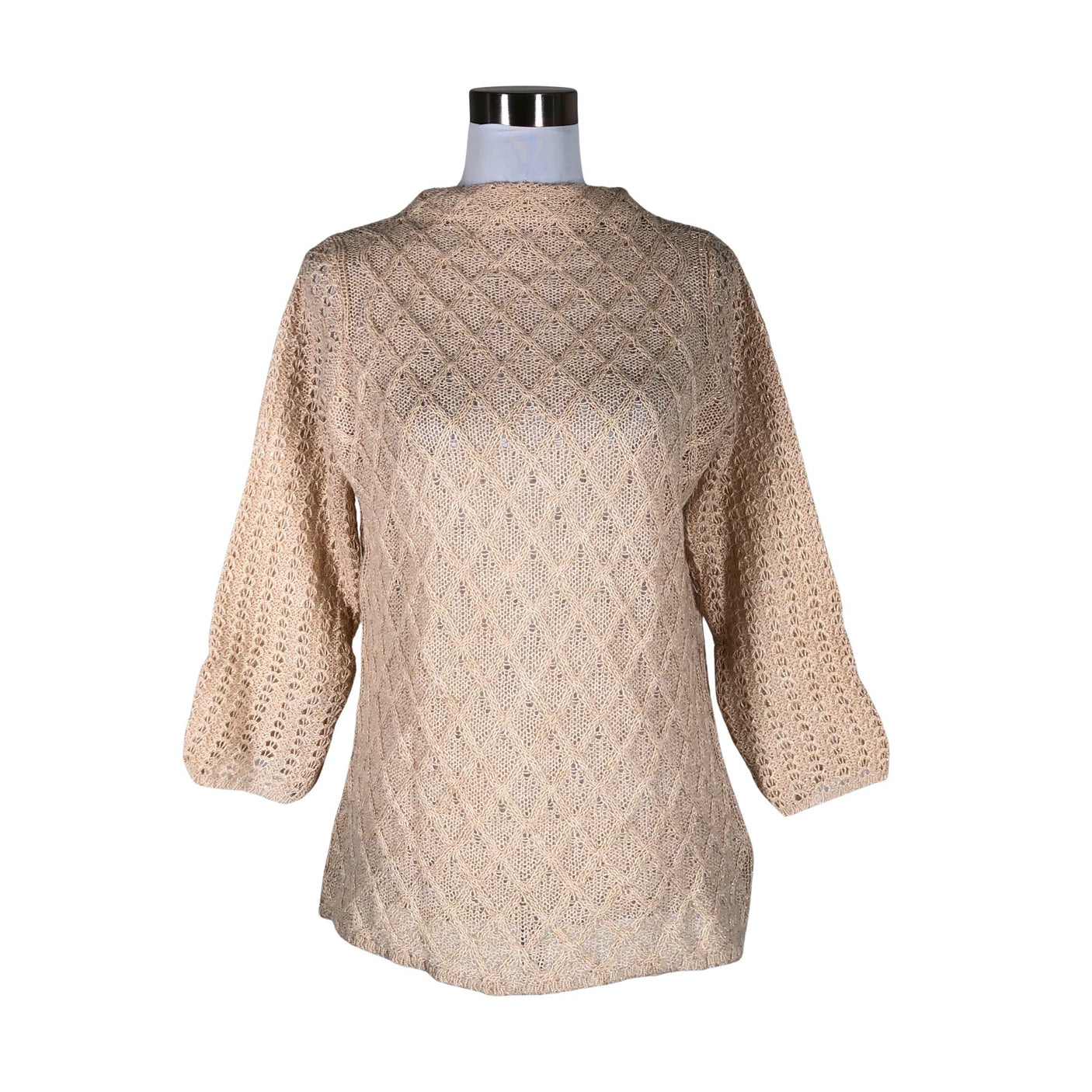 Unisex Benetton - Knit tunic, size 38 - Light pink (1)