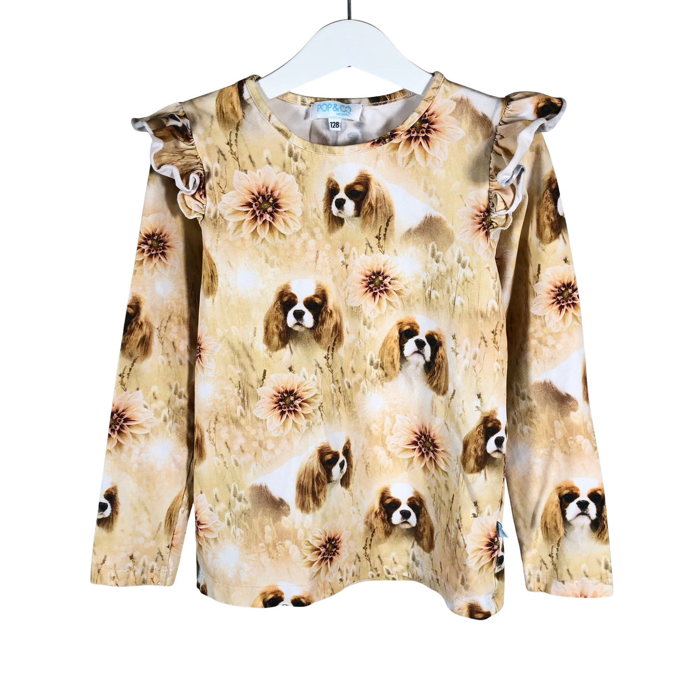 Unisex Pop & Co Helsinki - Tricot shirt, size 122 - 128 - Yellow (1)