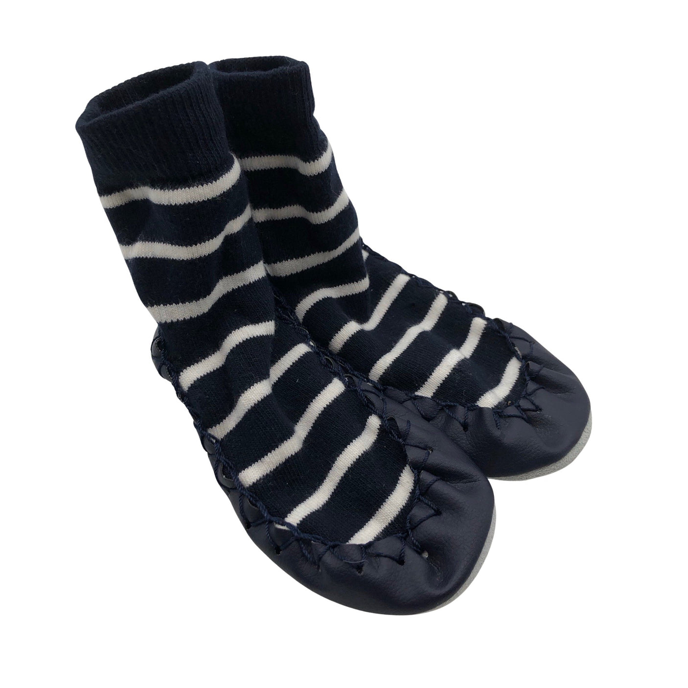 Unisex Polarn O. Pyret - Indoor slippers, size 24 - Blue (2)