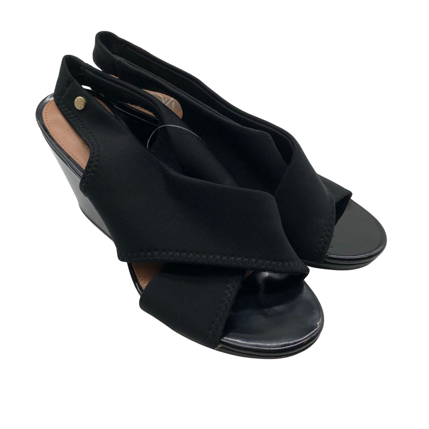 Unisex Calvin Klein - Wedge sandals, size 36 - Black (2)