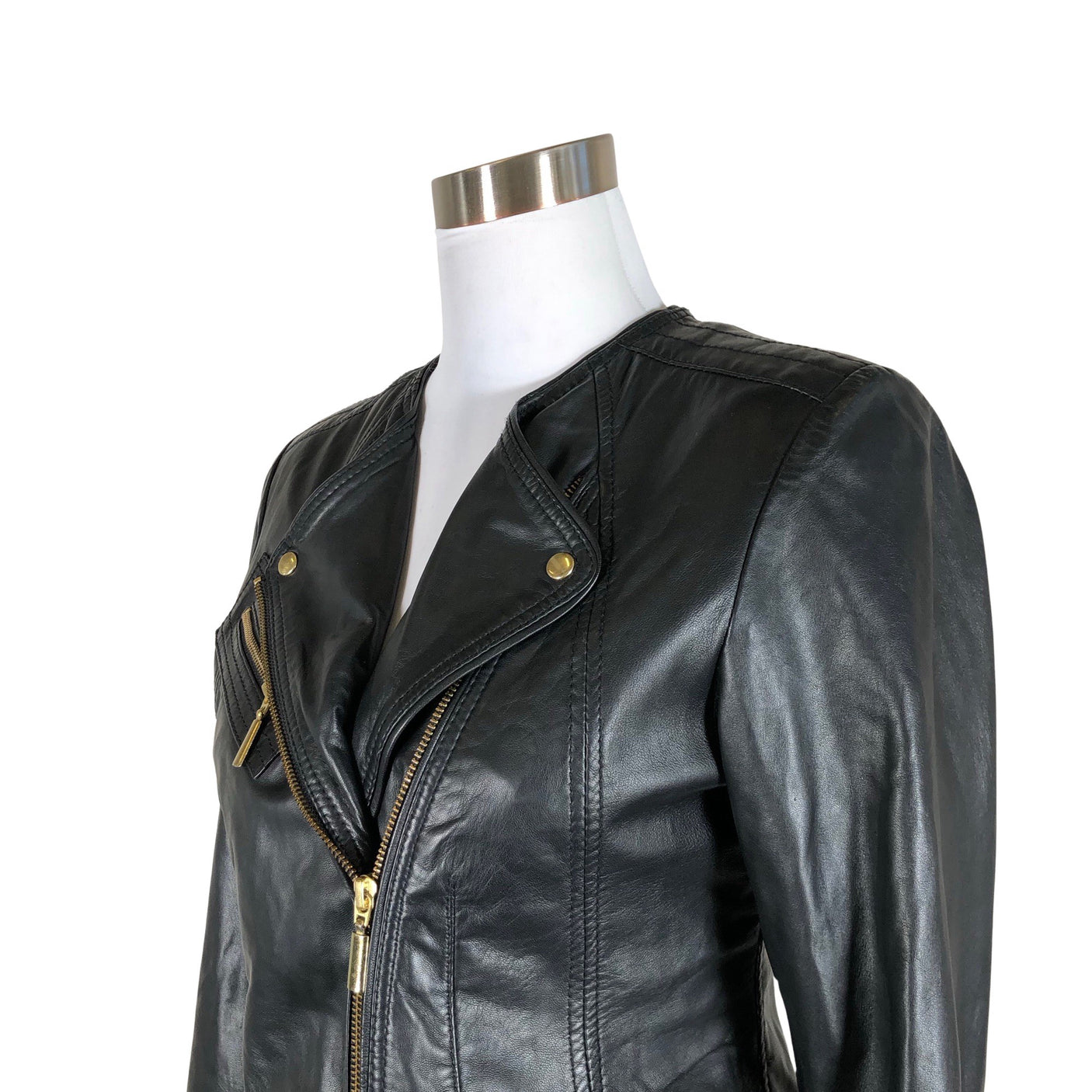 Unisex Andiata - Leather jacket, size 38 - Black (3)