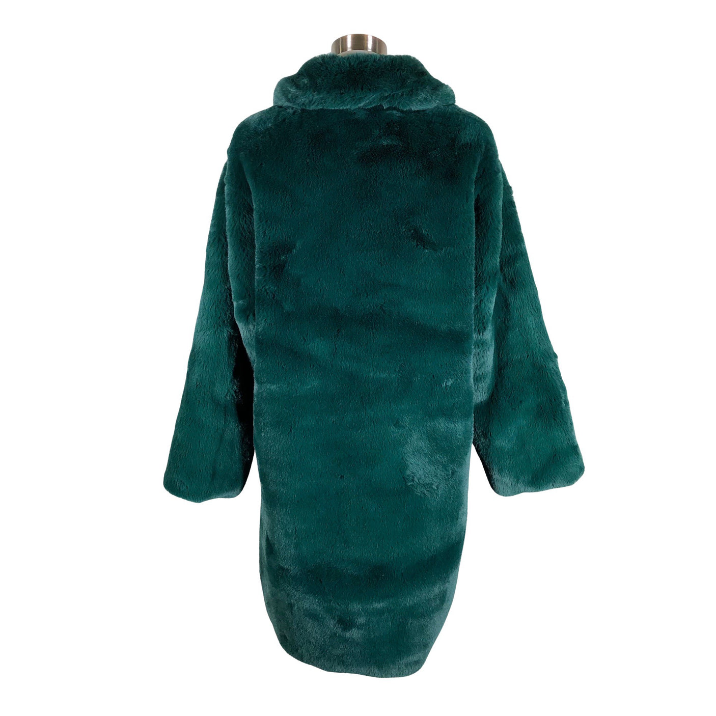 Unisex Nümph - Faux fur coat, size 38 - Green (2)