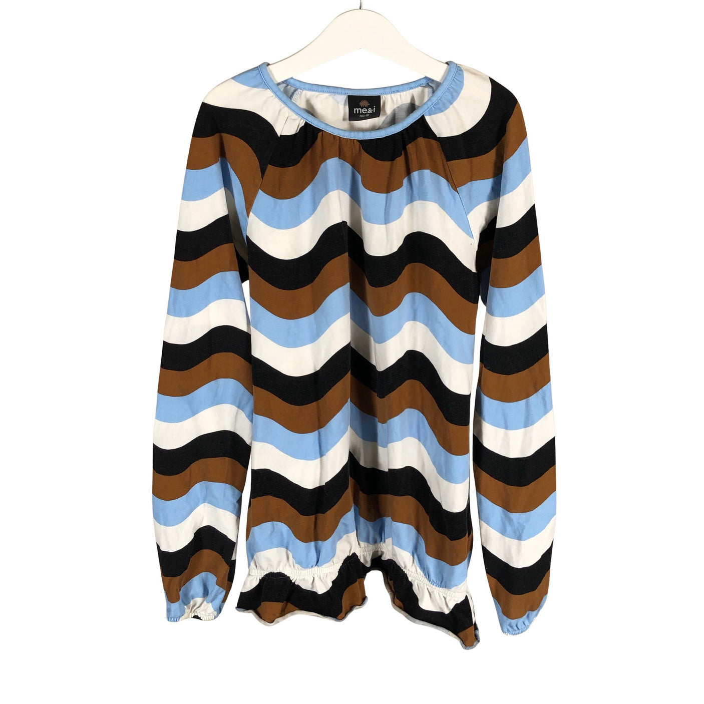 Unisex me&i - Tricot shirt, size 146 - 152 - Light blue (1)