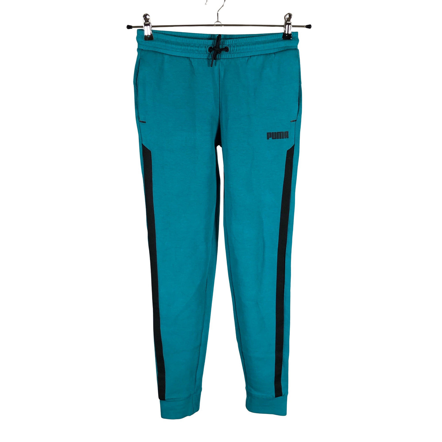 Unisex Puma - Tricot pants, size 158 - 164 - Green (1)