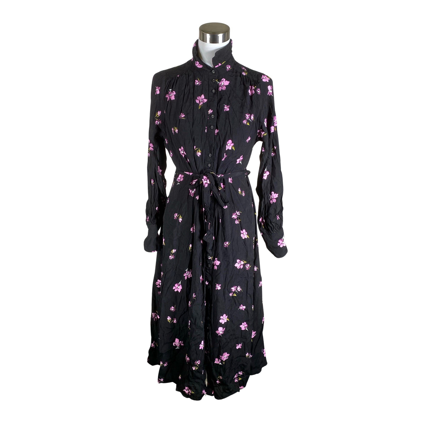 Unisex Selected - Schiffon dress, size 36 - Black (1)