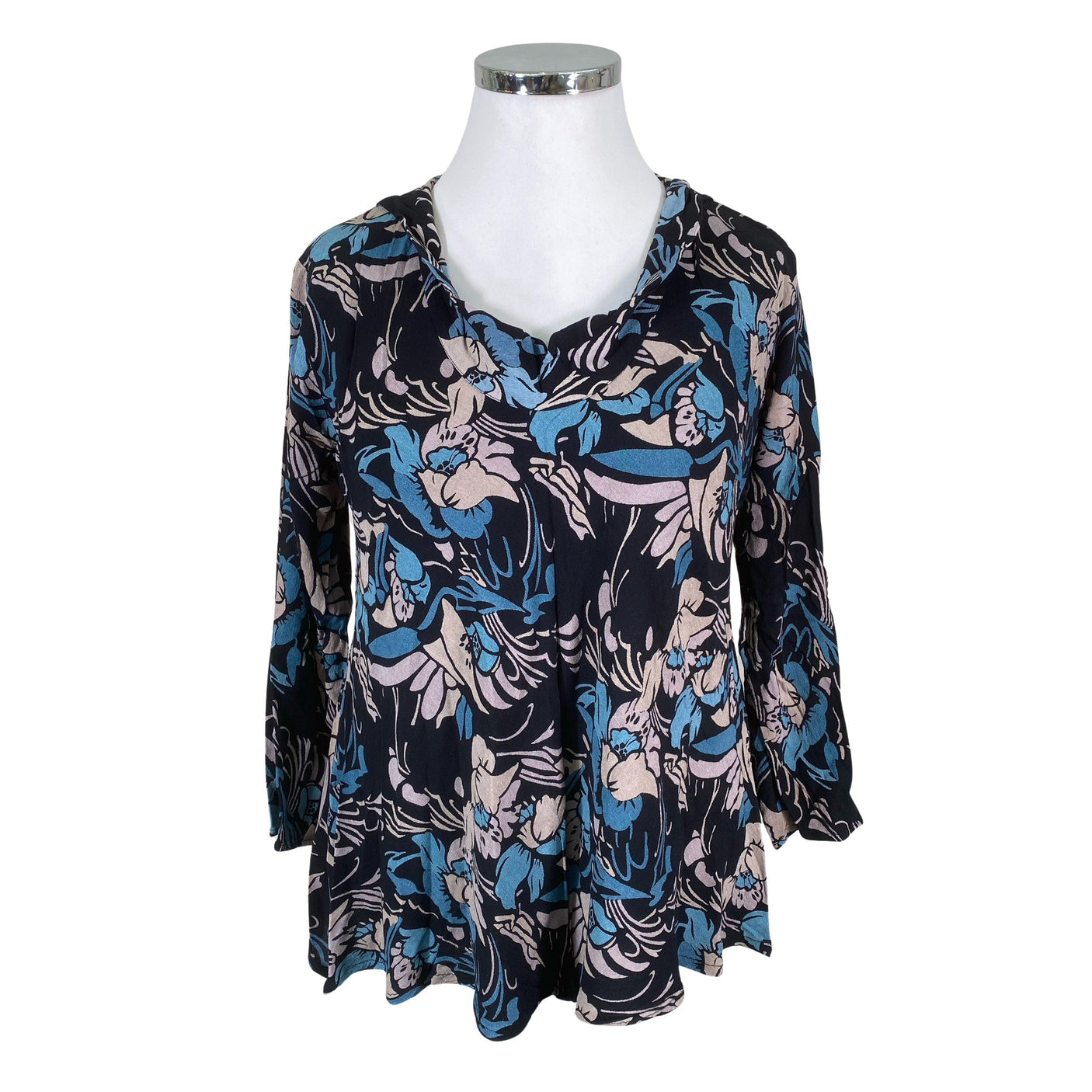Unisex The Masai - Schiffon tunic, size 42 - Black (1)