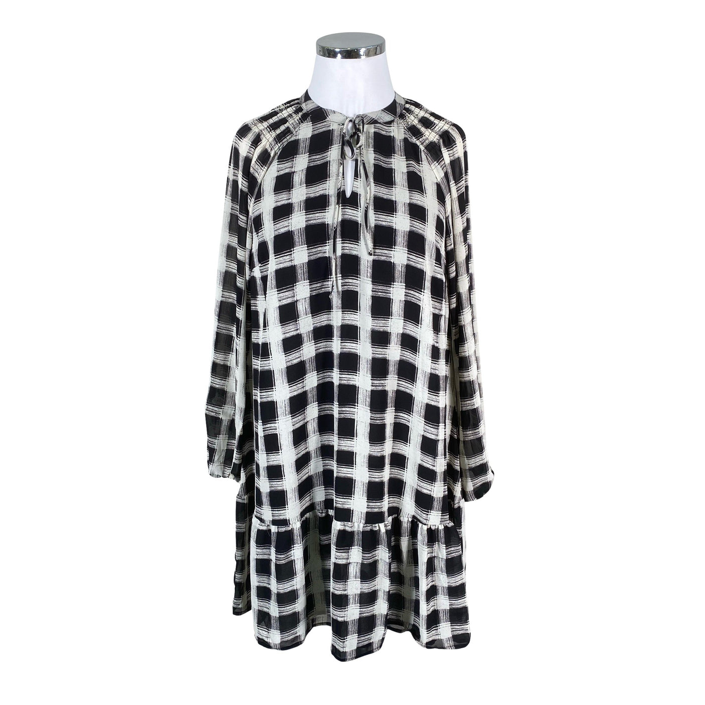 Unisex Kaffe - Schiffon dress, size 42 - Beige (1)