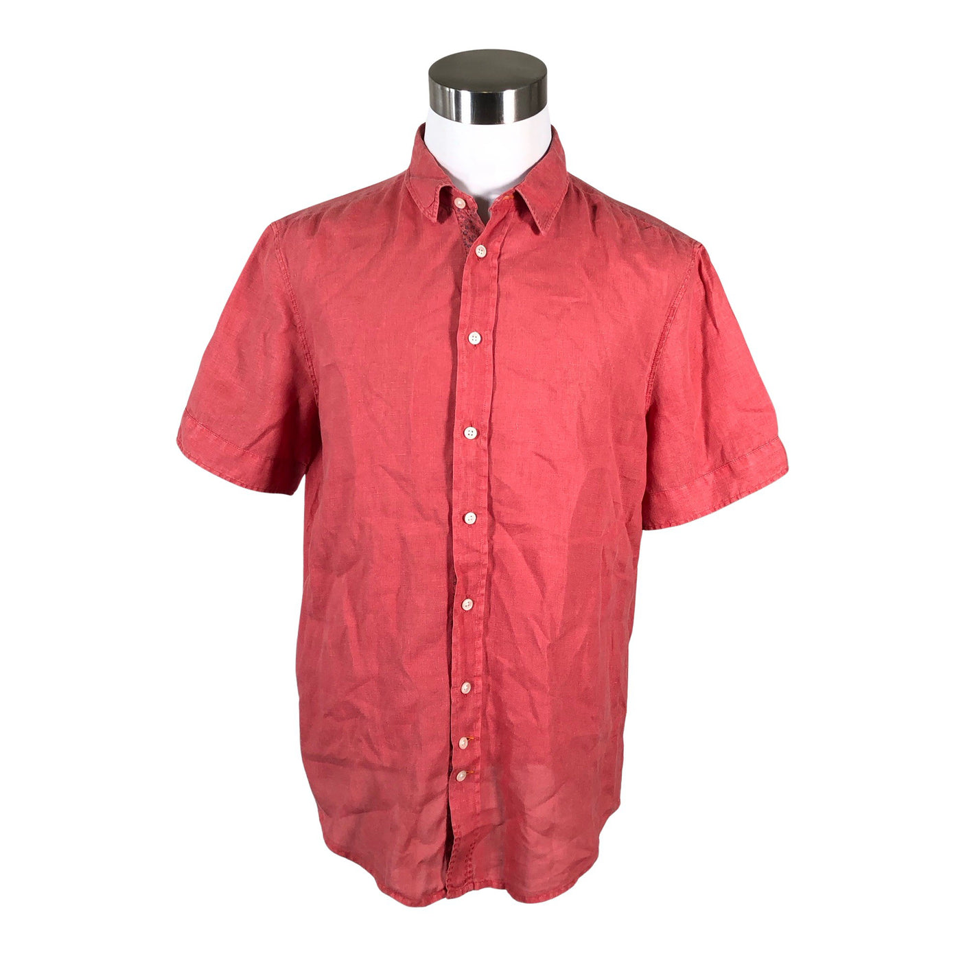 Unisex Hugo Boss - Collared shirt, size L - Red (1)