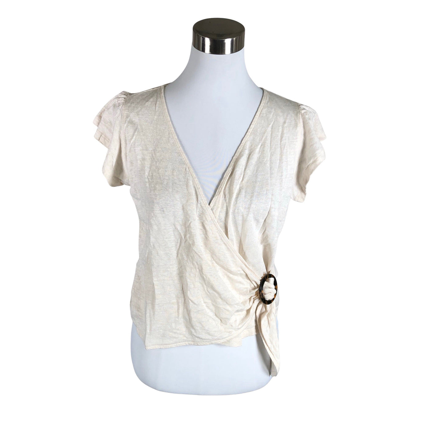 Unisex Banana Republic - Short-sleeved blouse, size 36 - Beige (1)