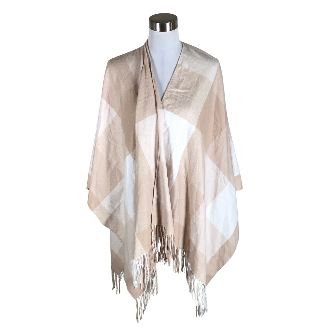 Unisex Adrienne Vittadini - Shawl, size Maxi - Beige (1)