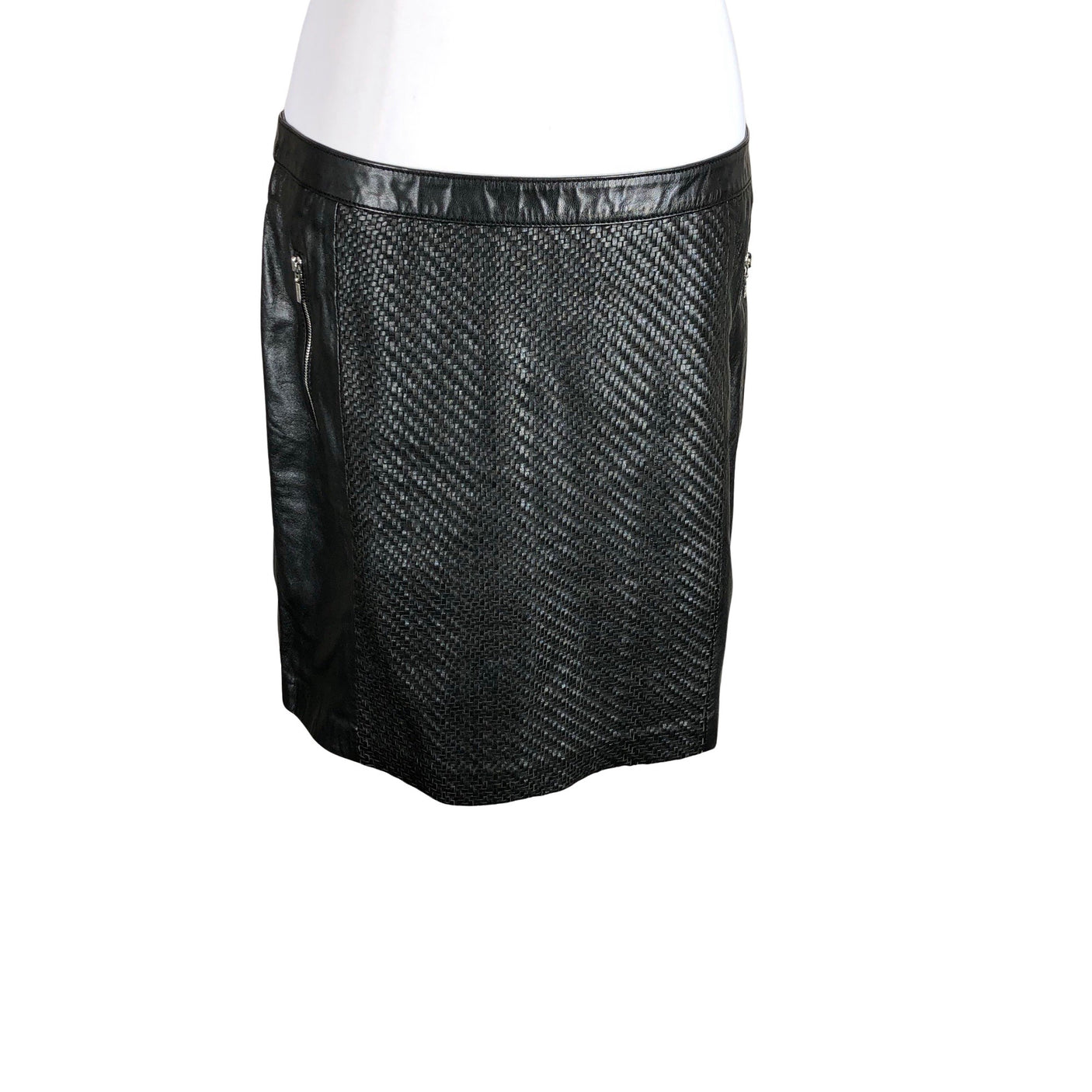Unisex Esprit - Leather skirt, size 40 - Black (1)