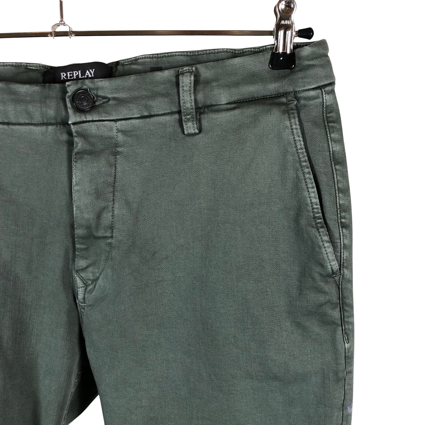 Unisex Replay - Chinos, size W34 - Green (3)