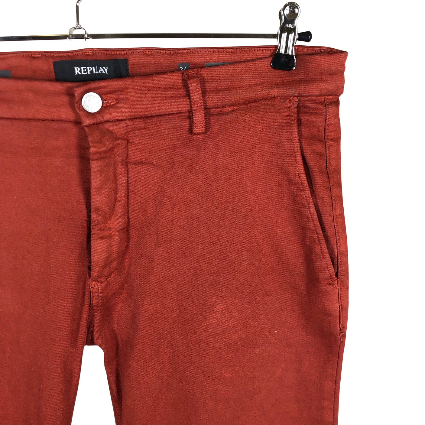 Unisex Replay - Chinos, size W34 - Brown (3)
