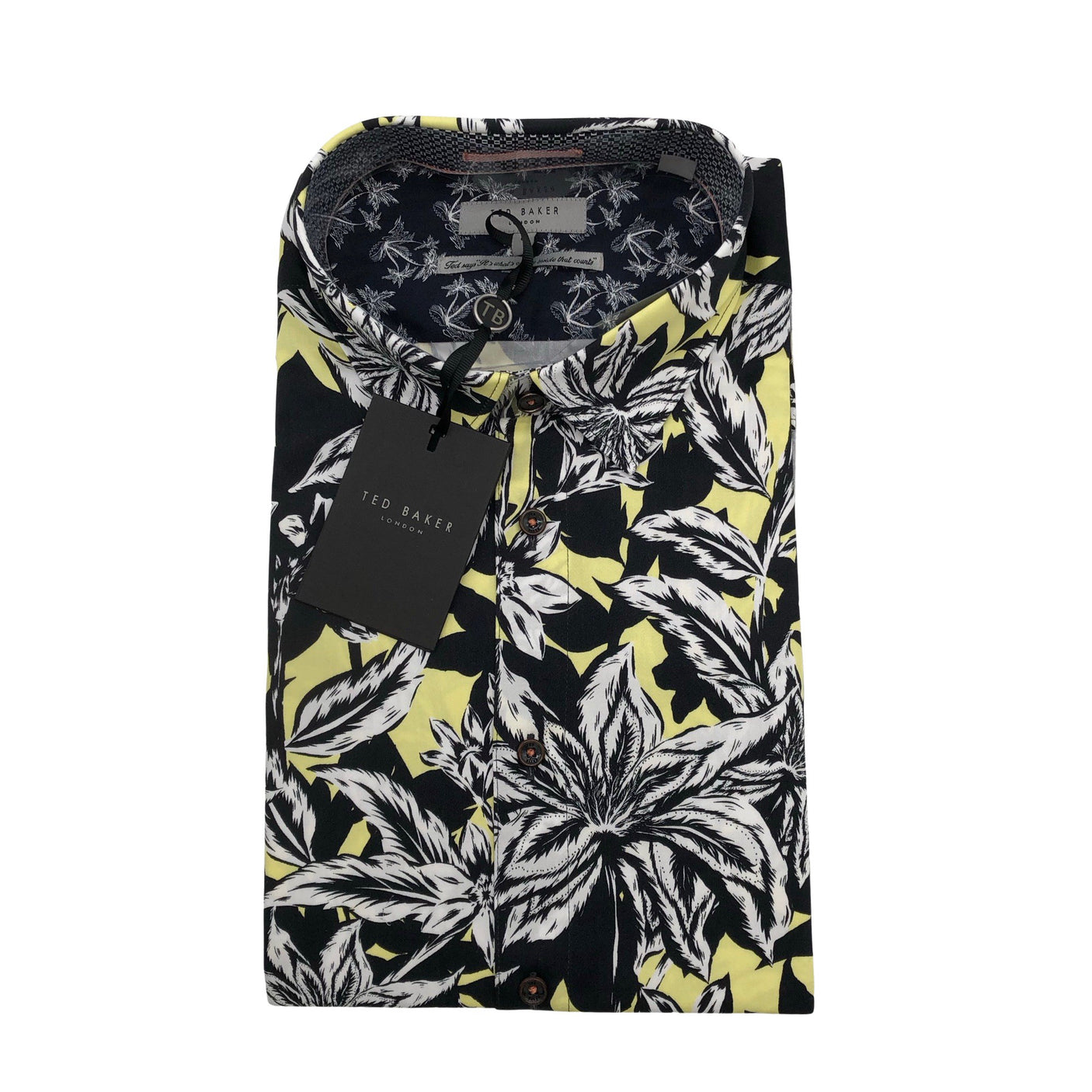 Unisex Ted Baker - Collared shirt, size XXL - Black (1)