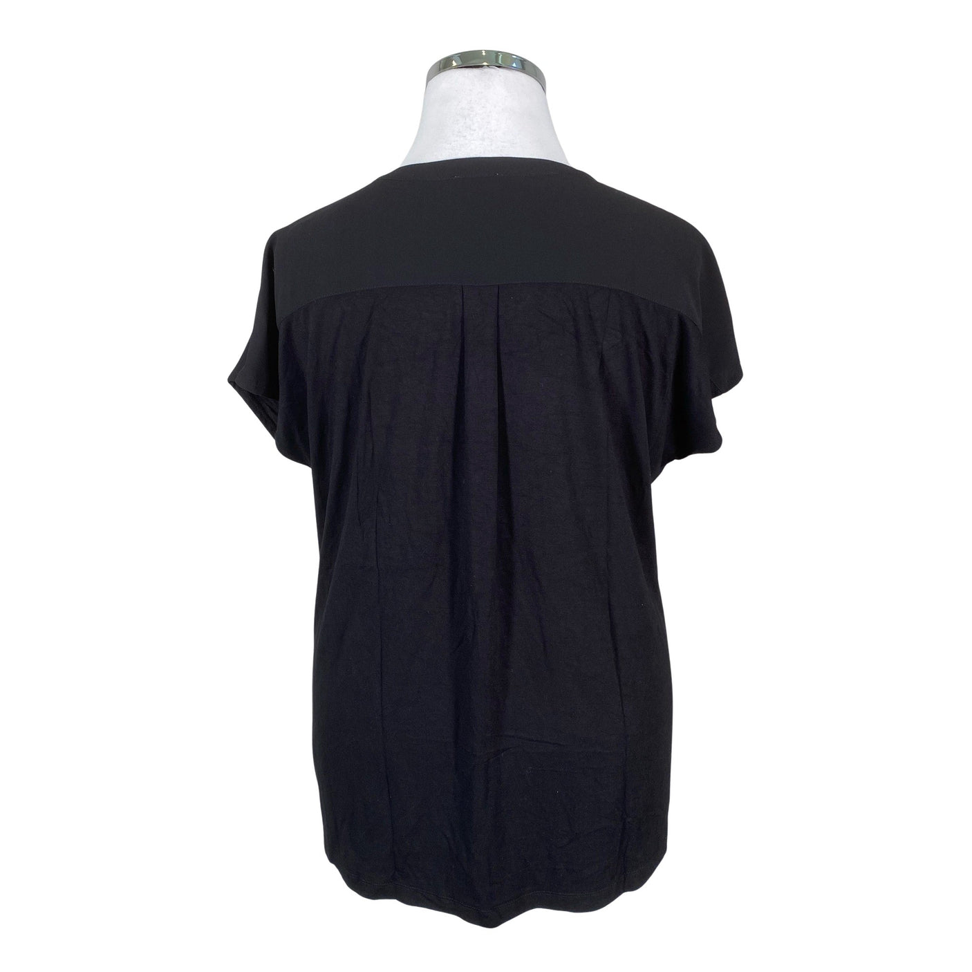 Unisex Milano Italy - Short-sleeved blouse, size 42 - Black (2)