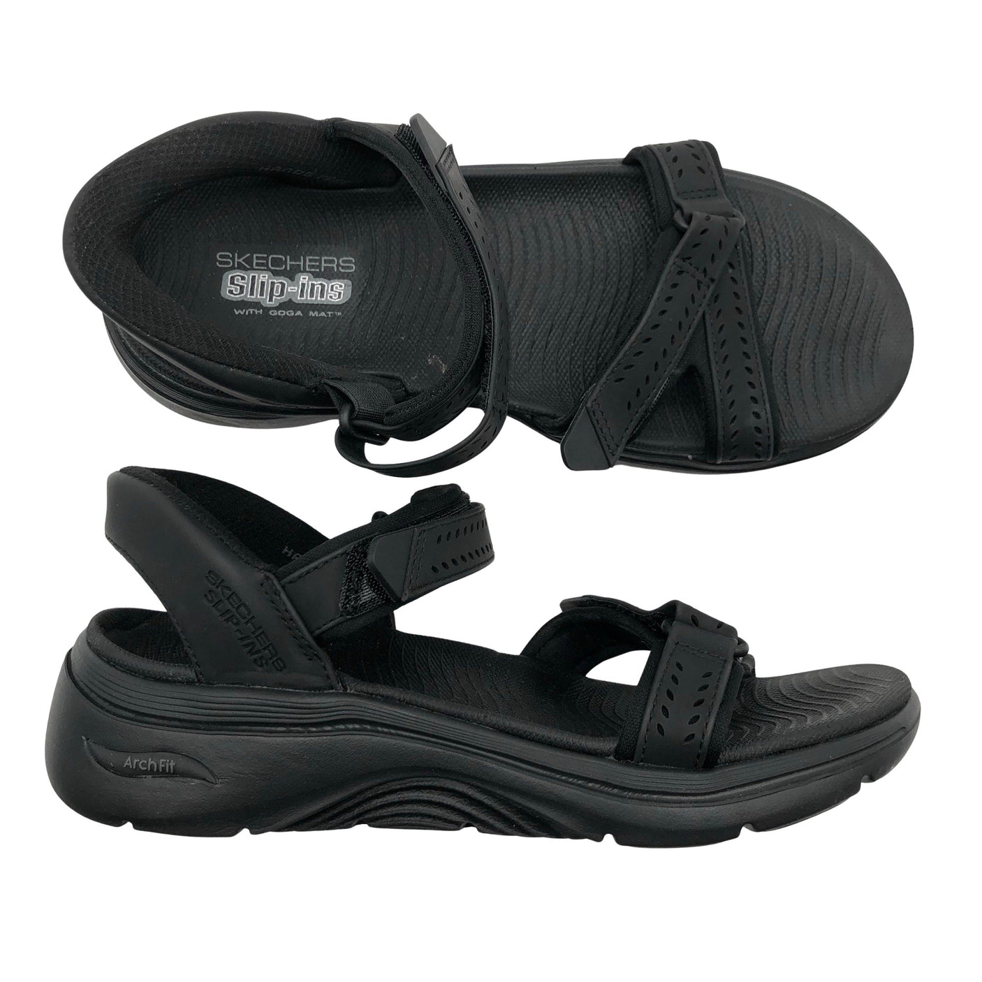 Unisex Skechers - Sandals, size 37 - Black (1)