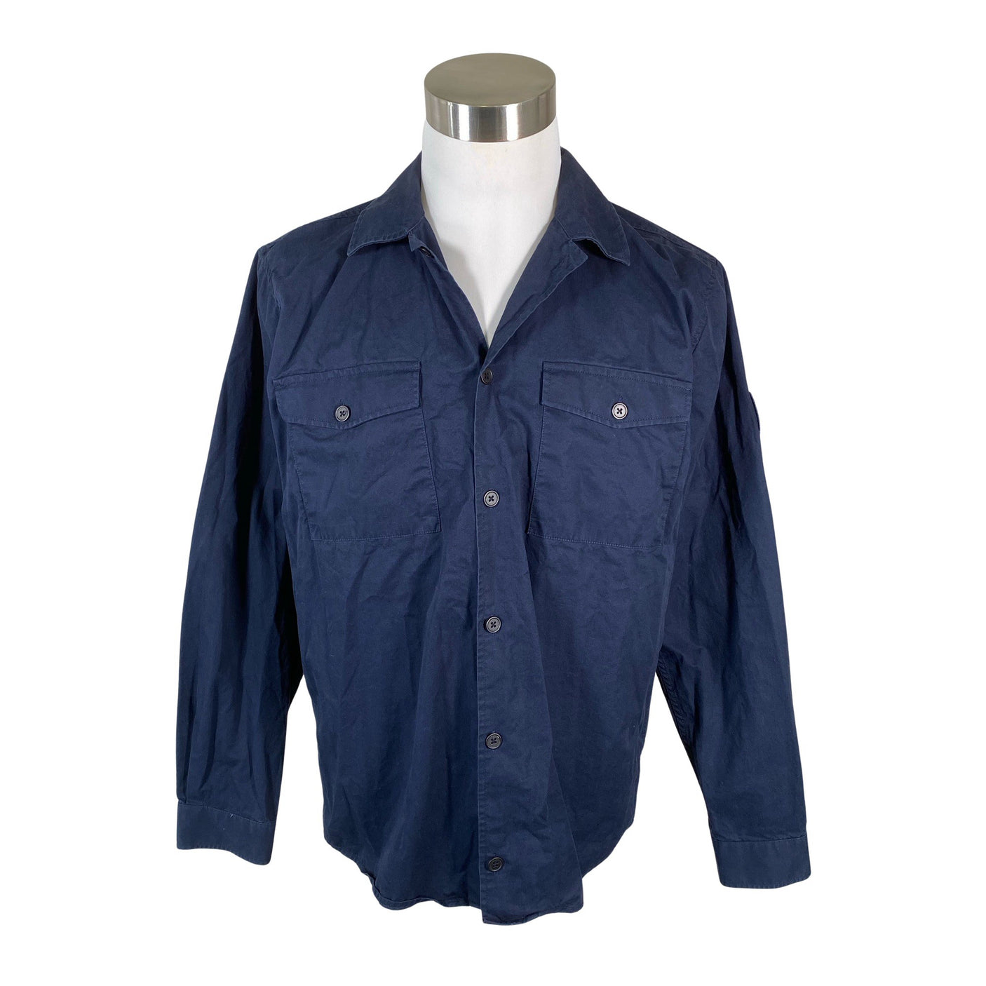 Unisex Makia - Collared shirt, size L - Blue (1)