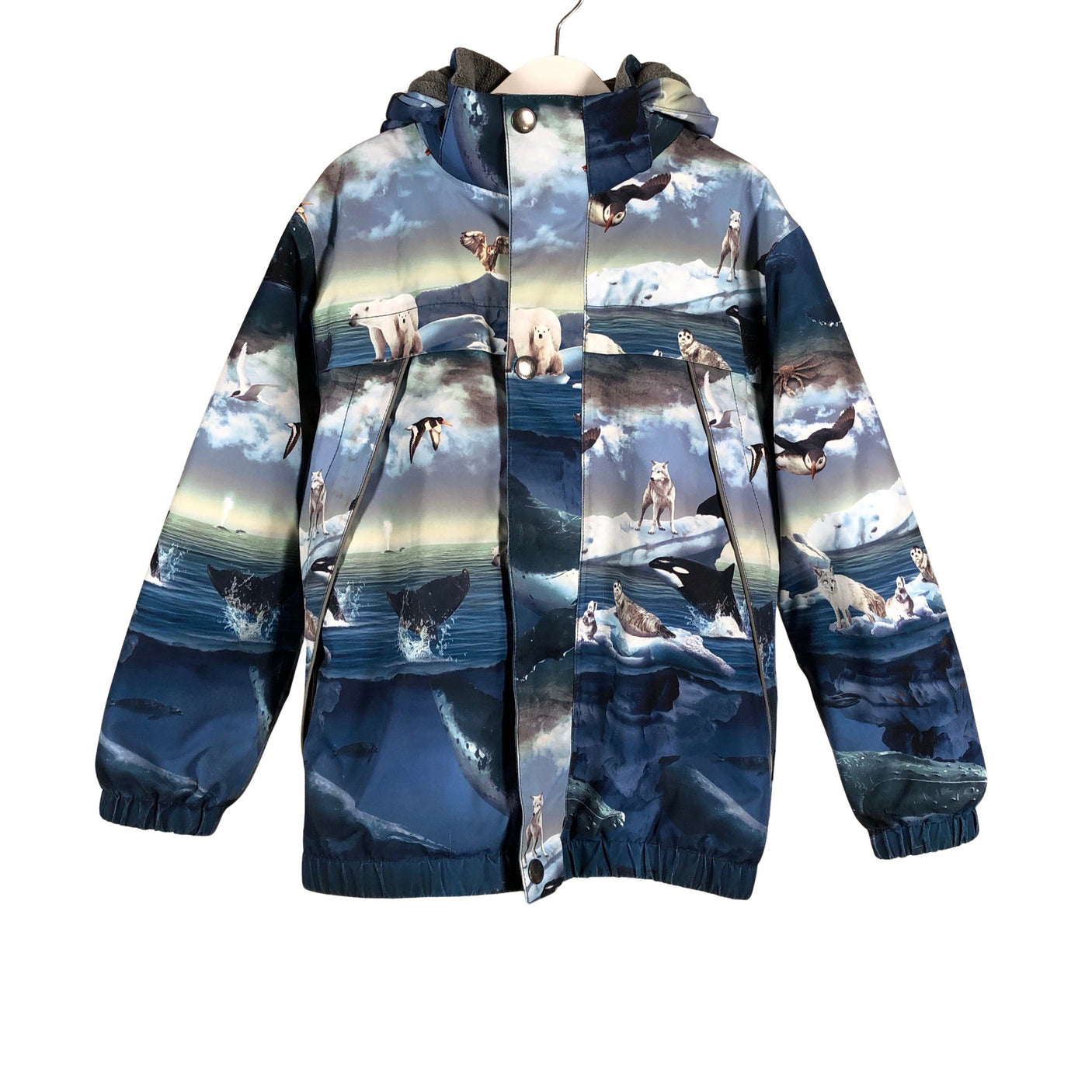 Unisex Molo Kids - Winter jacket, size 122 - 128 - Blue (1)