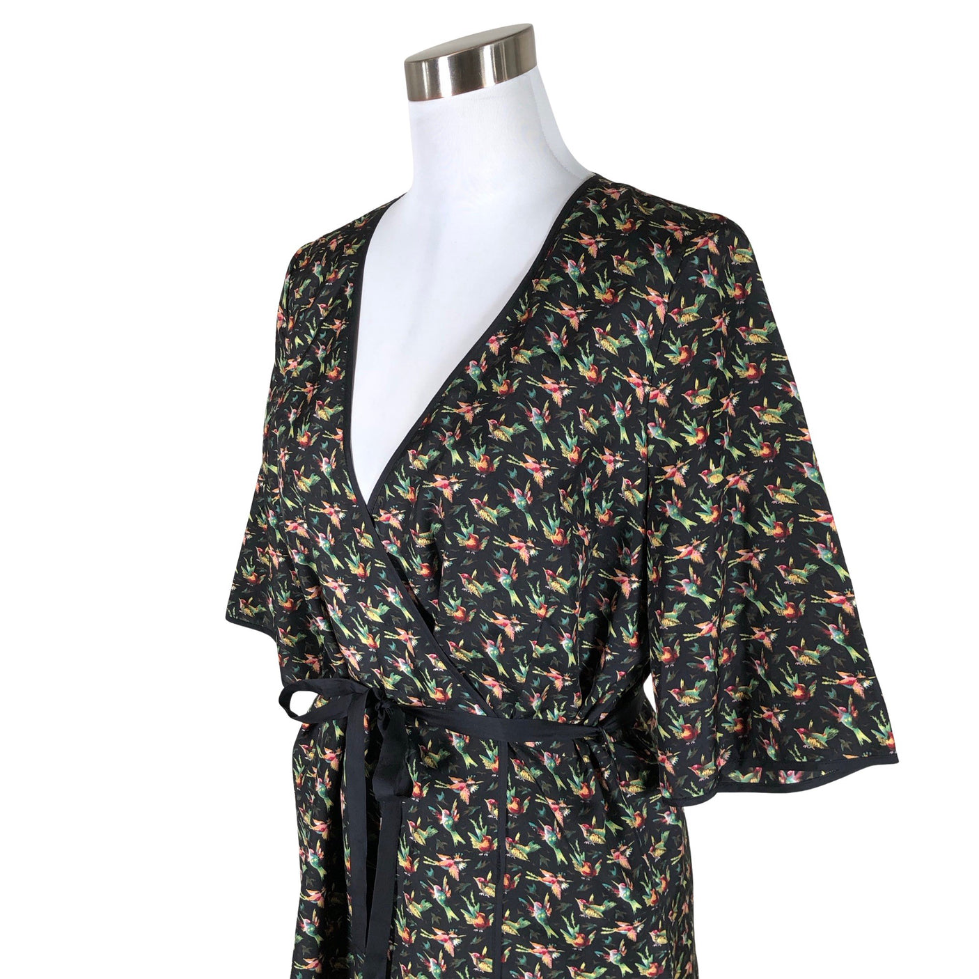 Unisex InWear - Schiffon dress, size 38 - Black (3)