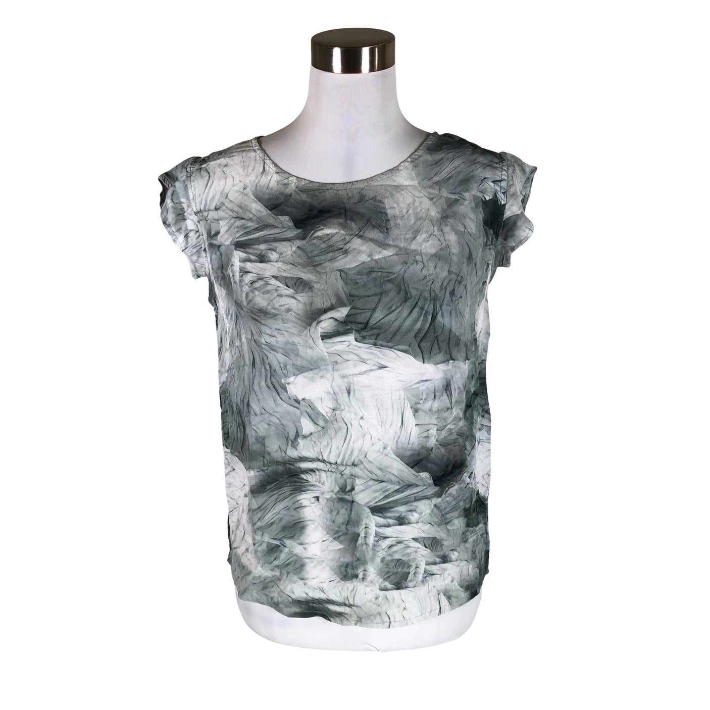 Unisex Minus - Short-sleeved blouse, size 36 - Gray (1)