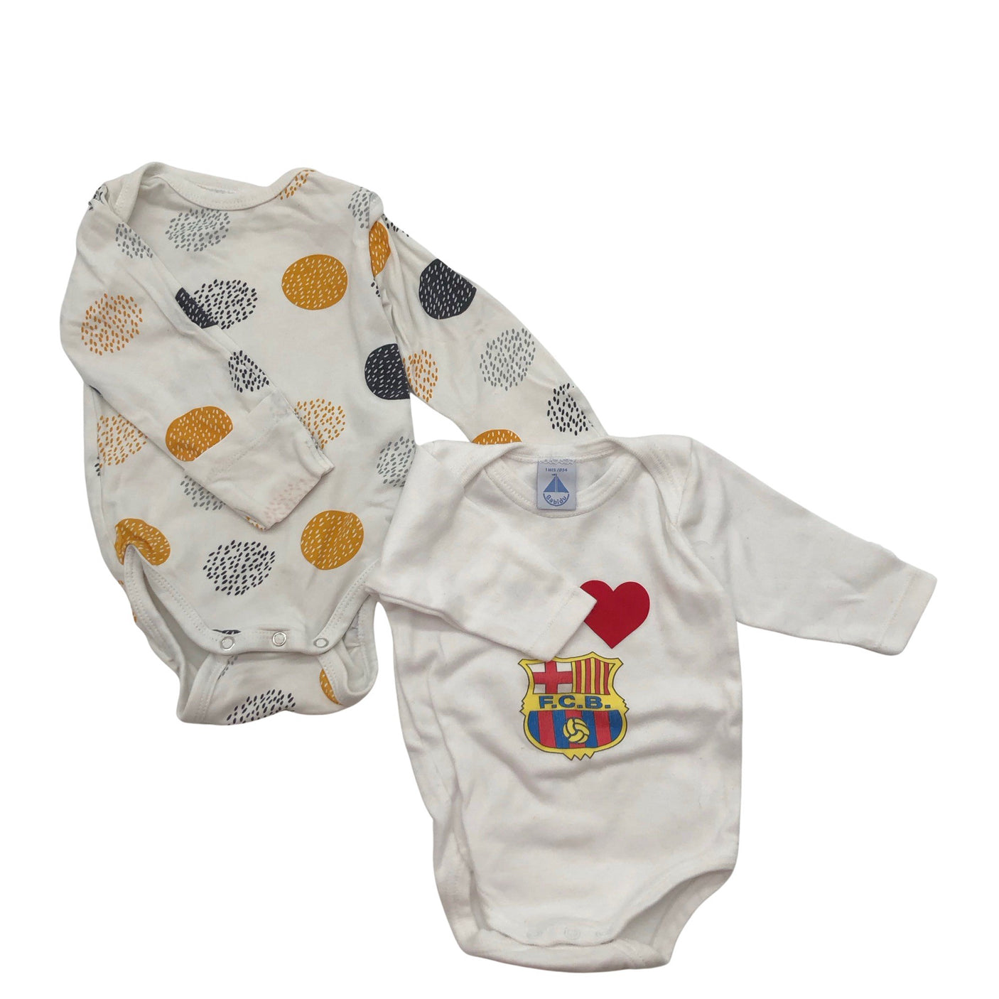 Unisex Babidu - Body, size 50 - 56 - White (1)
