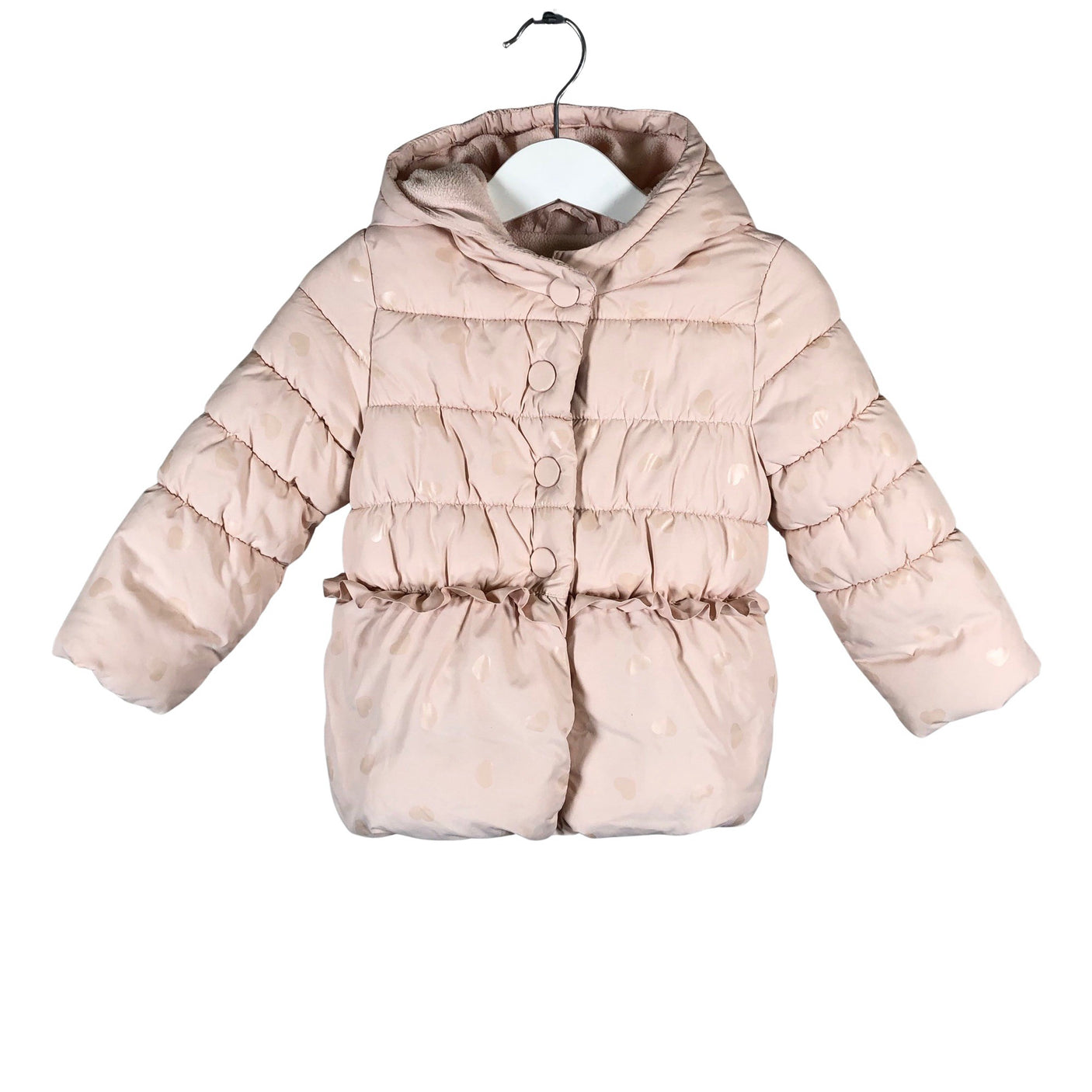 Unisex Benetton - Winter jacket, size 74 - 80 - Light pink (1)