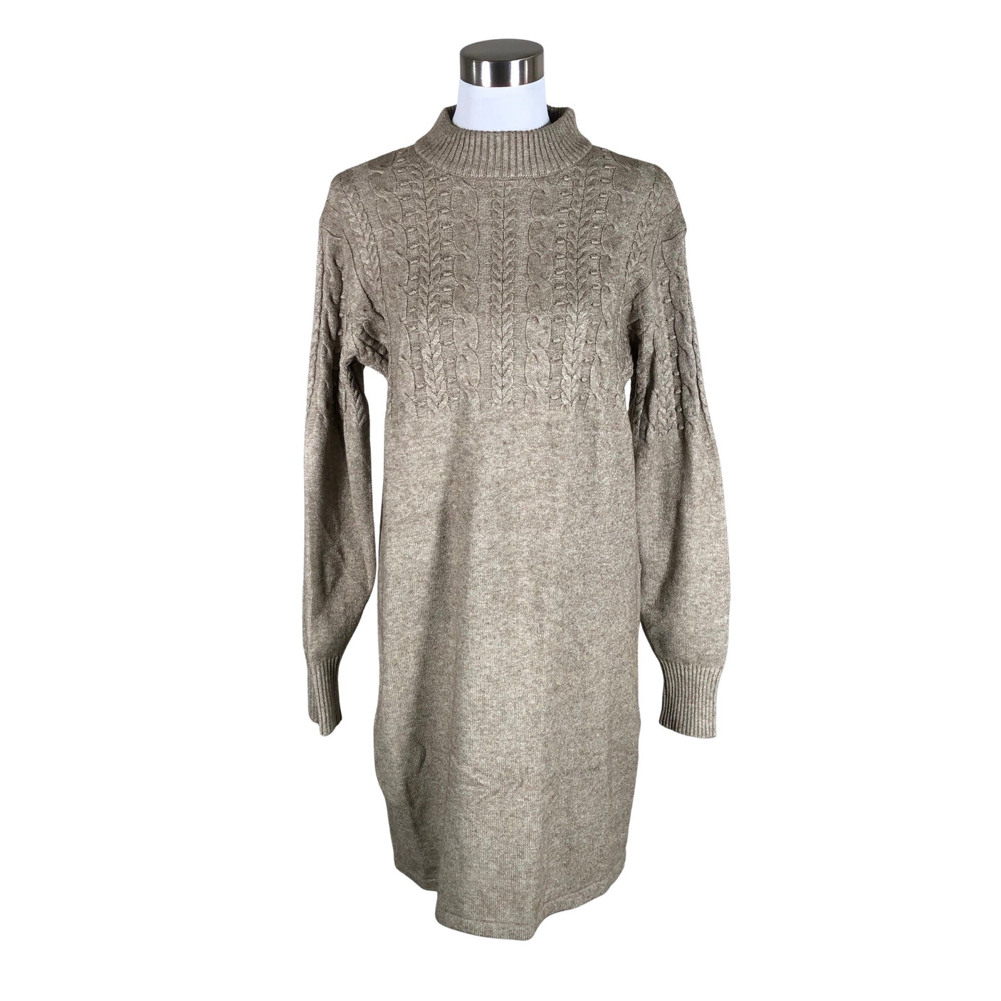 Unisex Free Quent - Knit dress, size 38 - Brown (1)